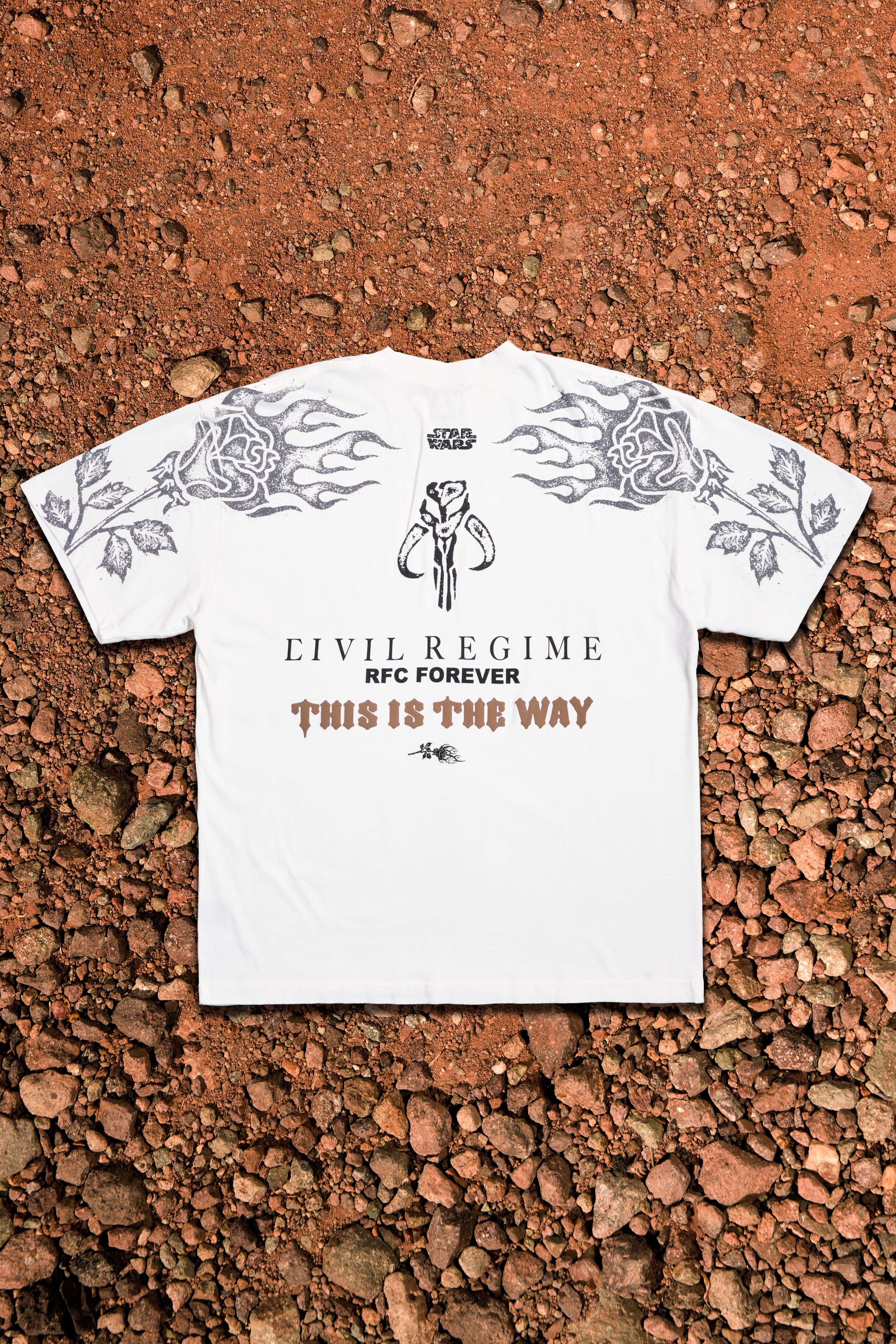 Beskar American Classic Oversized Tee in Butter - Image 2