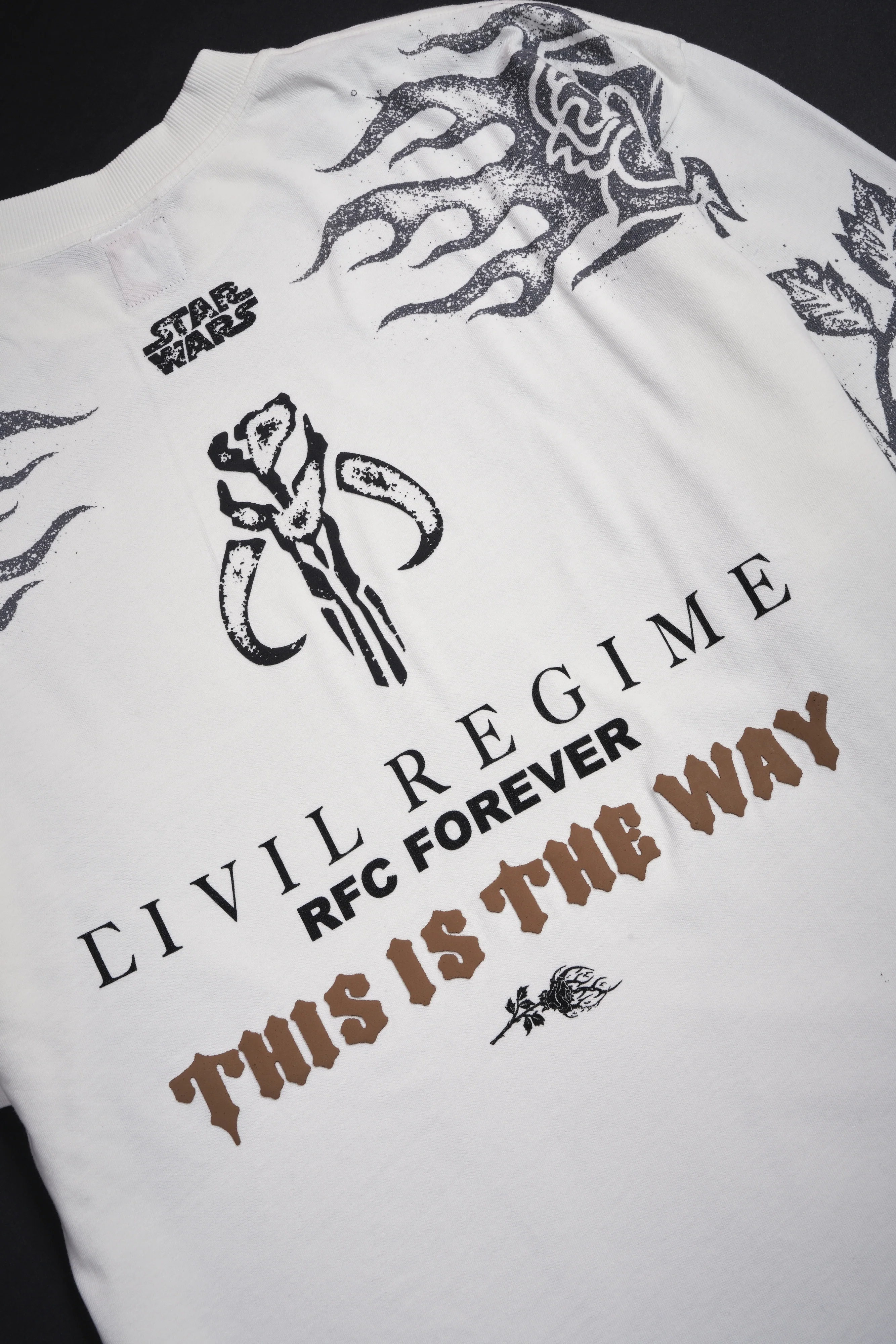 Beskar American Classic Oversized Tee in Butter - Image 6