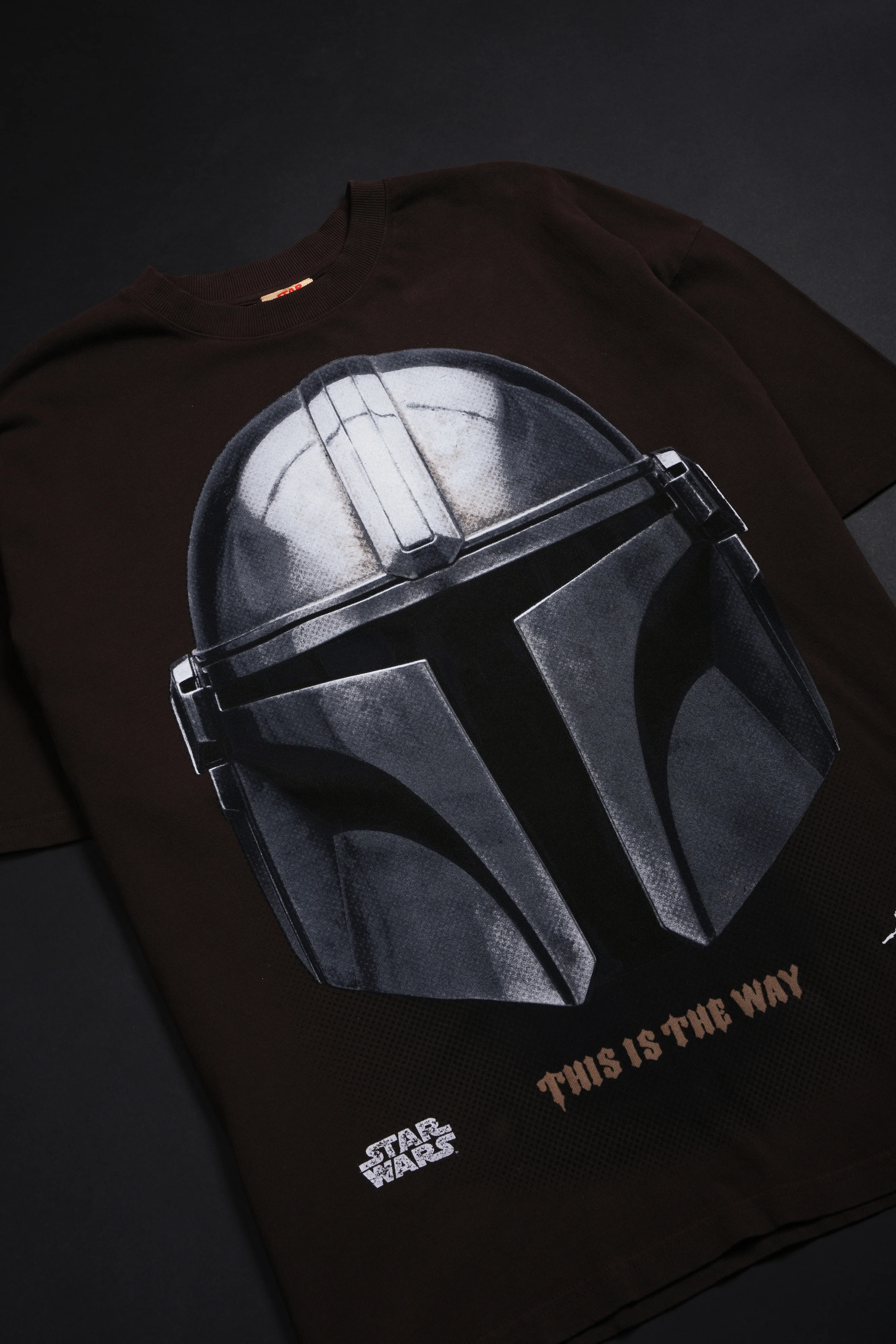 Beskar American Classic Oversized Tee in Fudge Potassium - Image 3