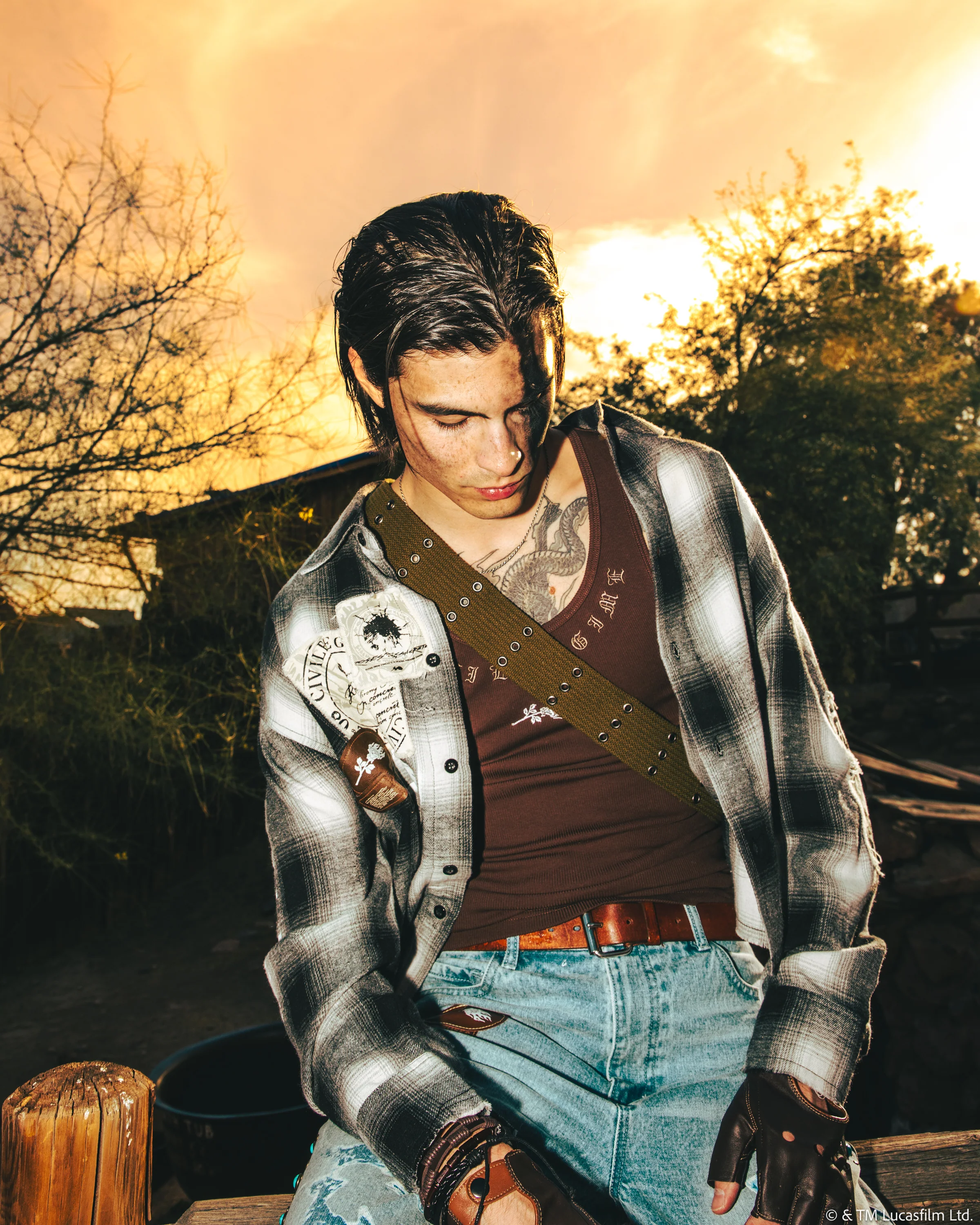 Bounty Hunted Tank Top in Fudge - Image 5