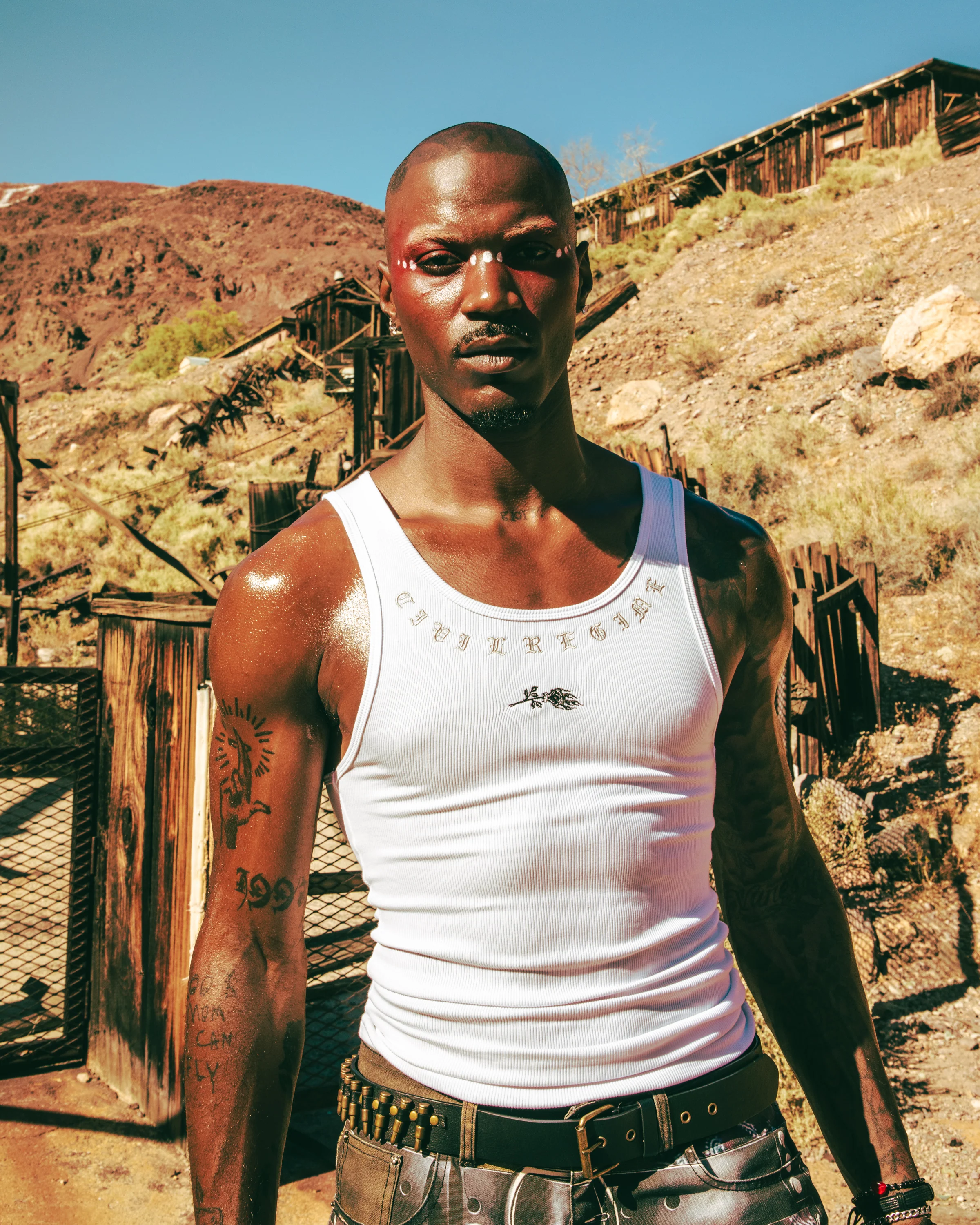 Bounty Hunted Tank Top in White - Image 3