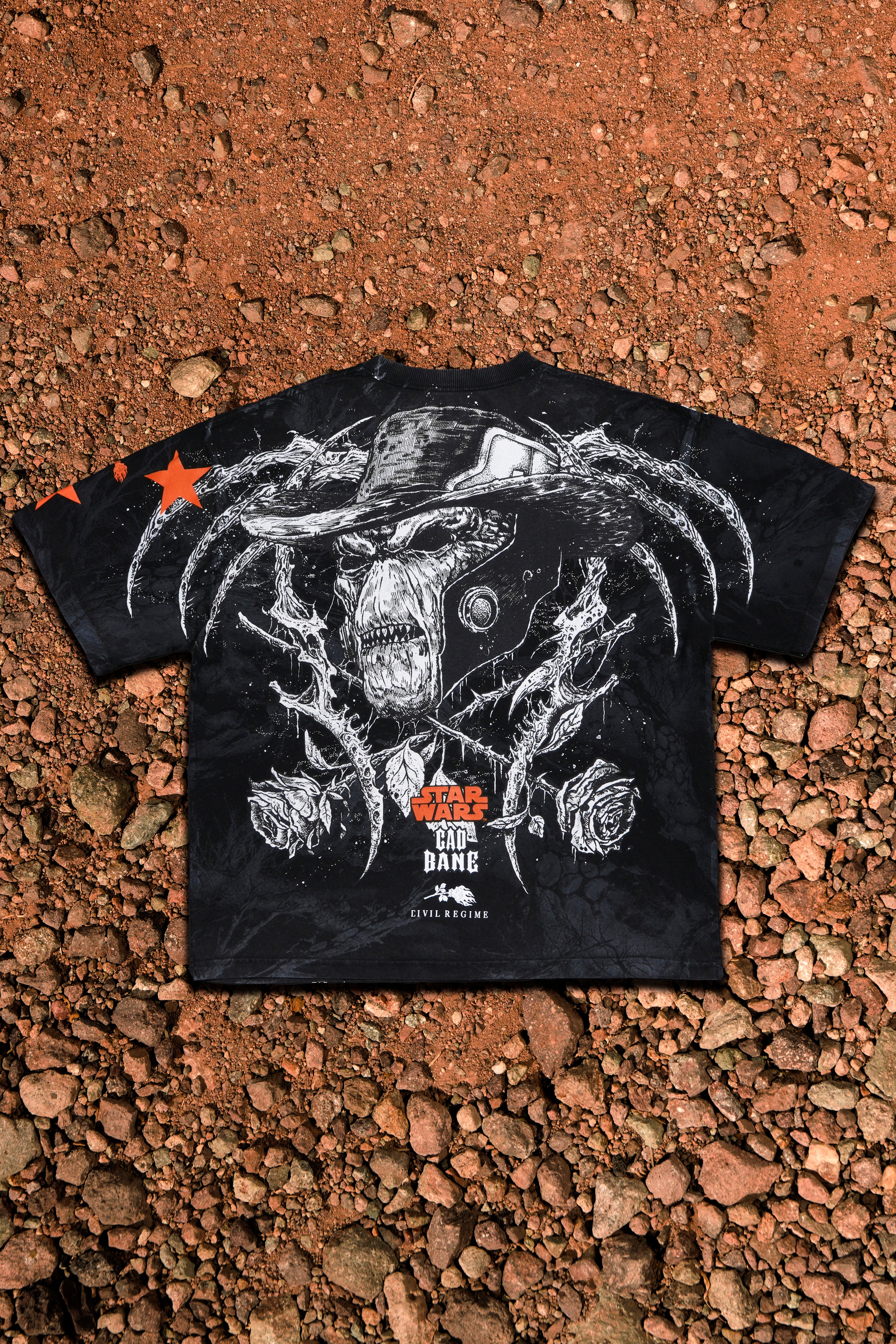 Cad Bane's Grit 199X Oversized Tee in Vintage Black