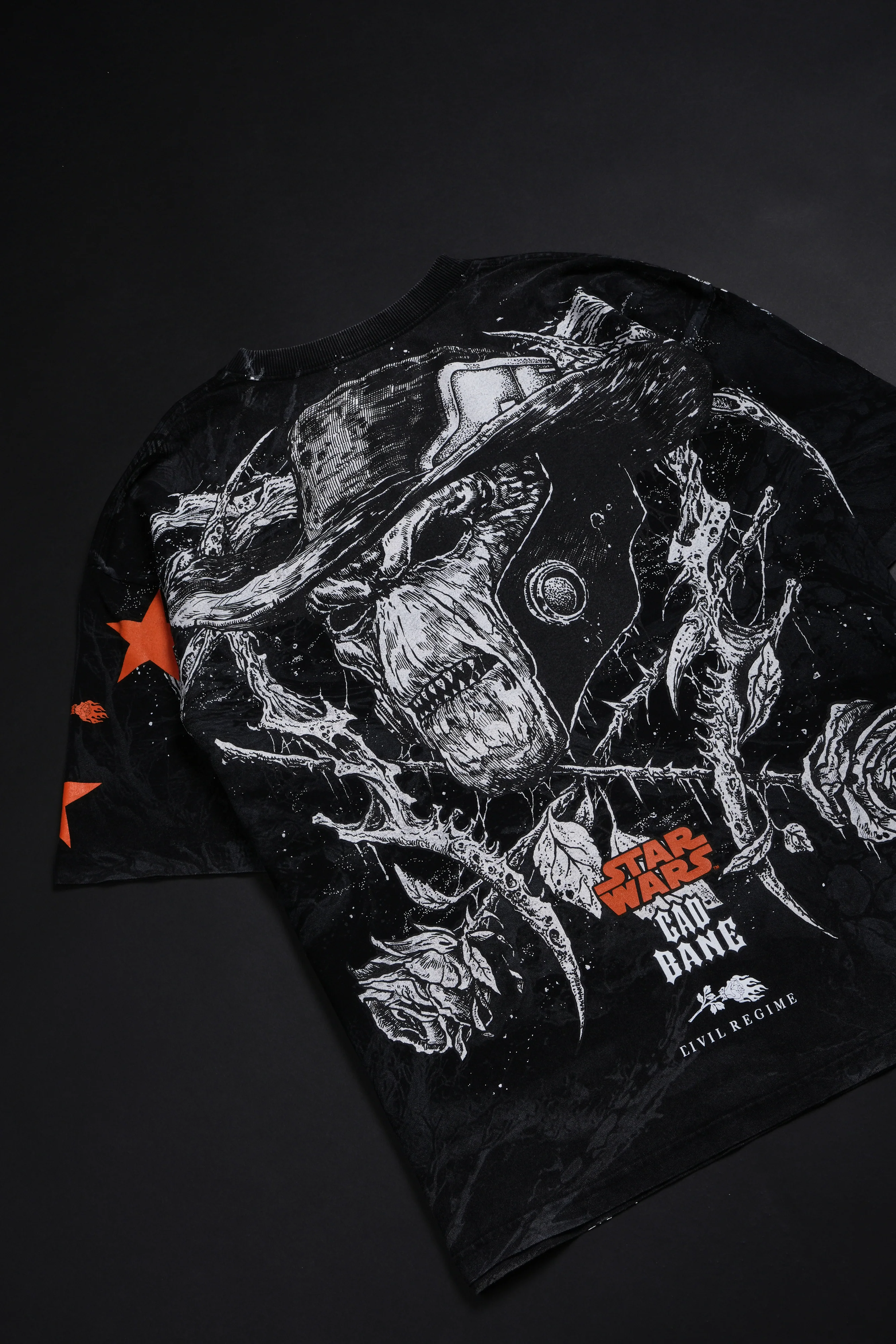 Cad Bane's Grit 199X Oversized Tee in Vintage Black - Image 4