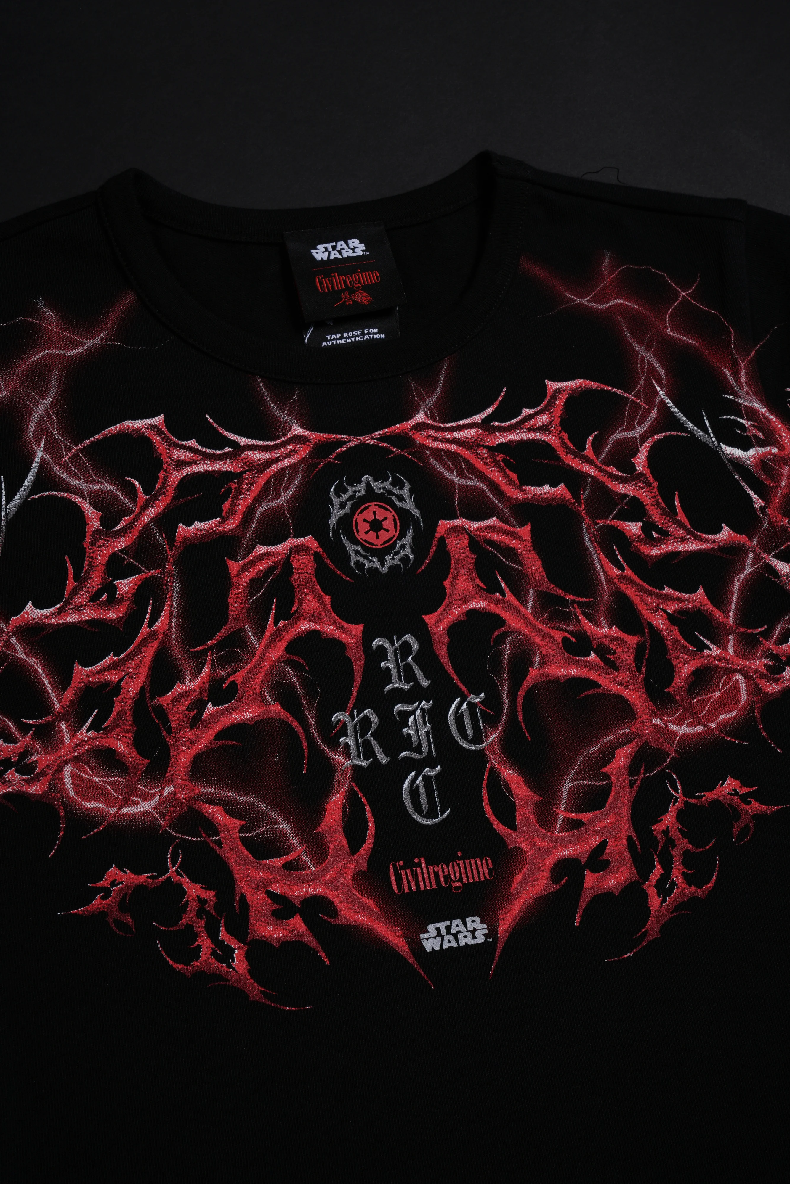 Fallen Star Baby Tee in Black - Image 3