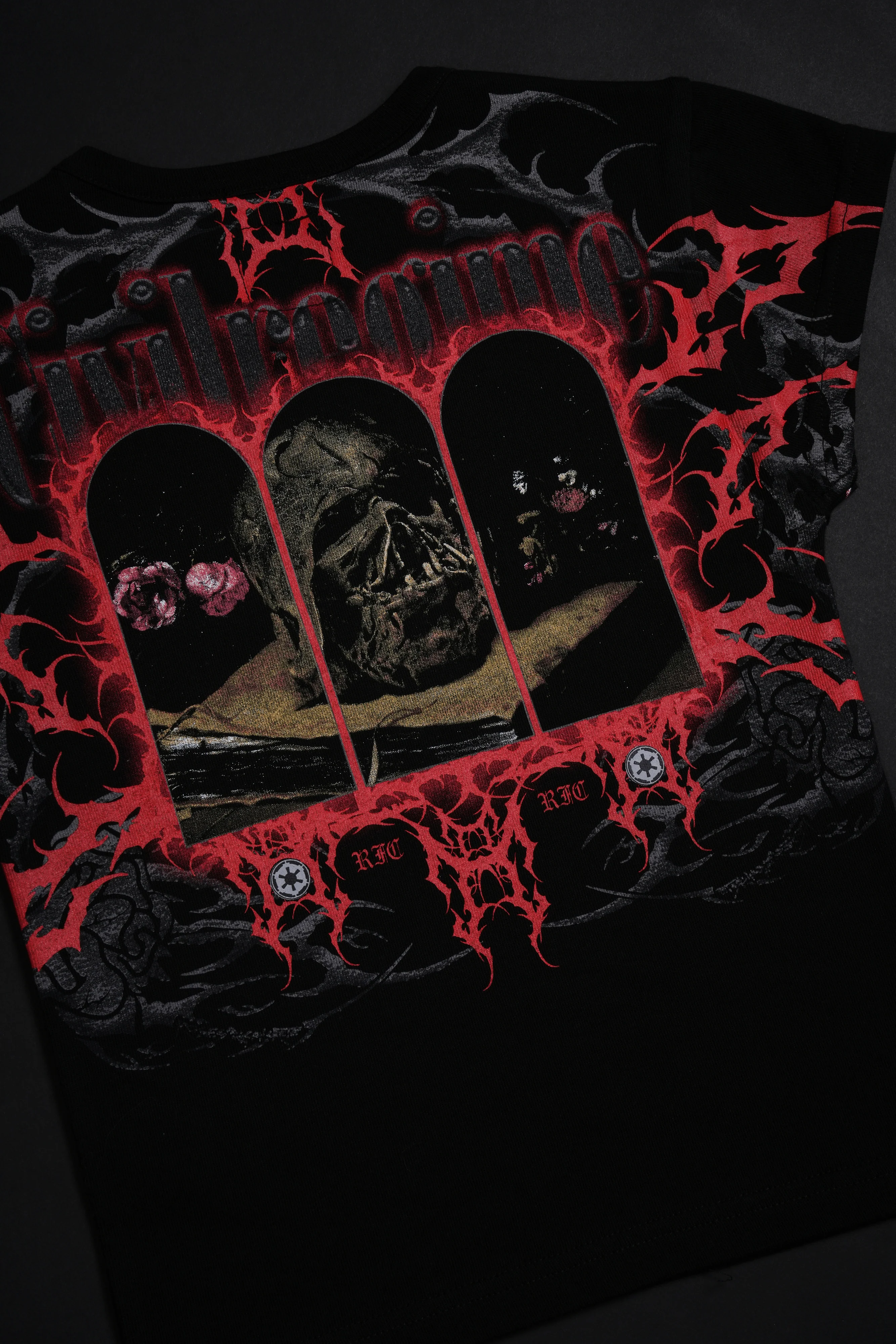Fallen Star Baby Tee in Black - Image 4