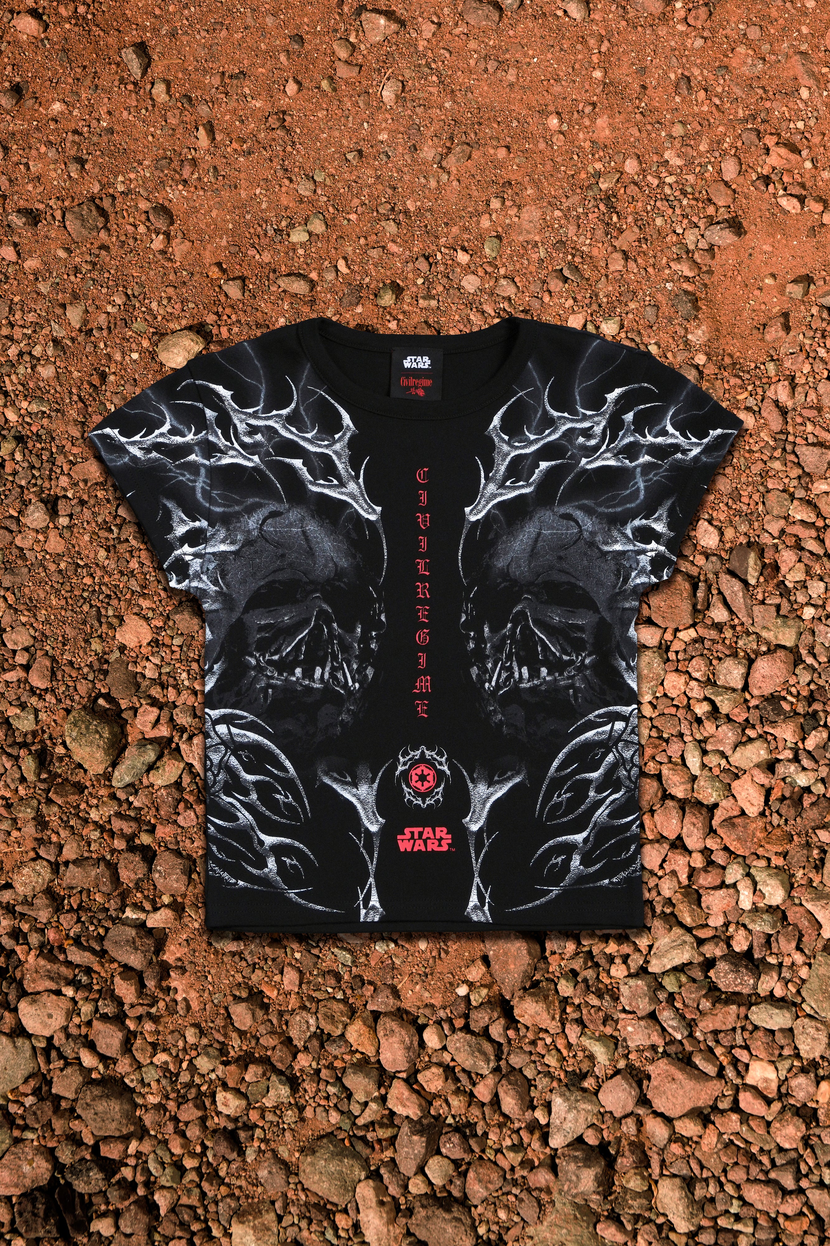 Ghost In The Machine Baby Tee in Black
