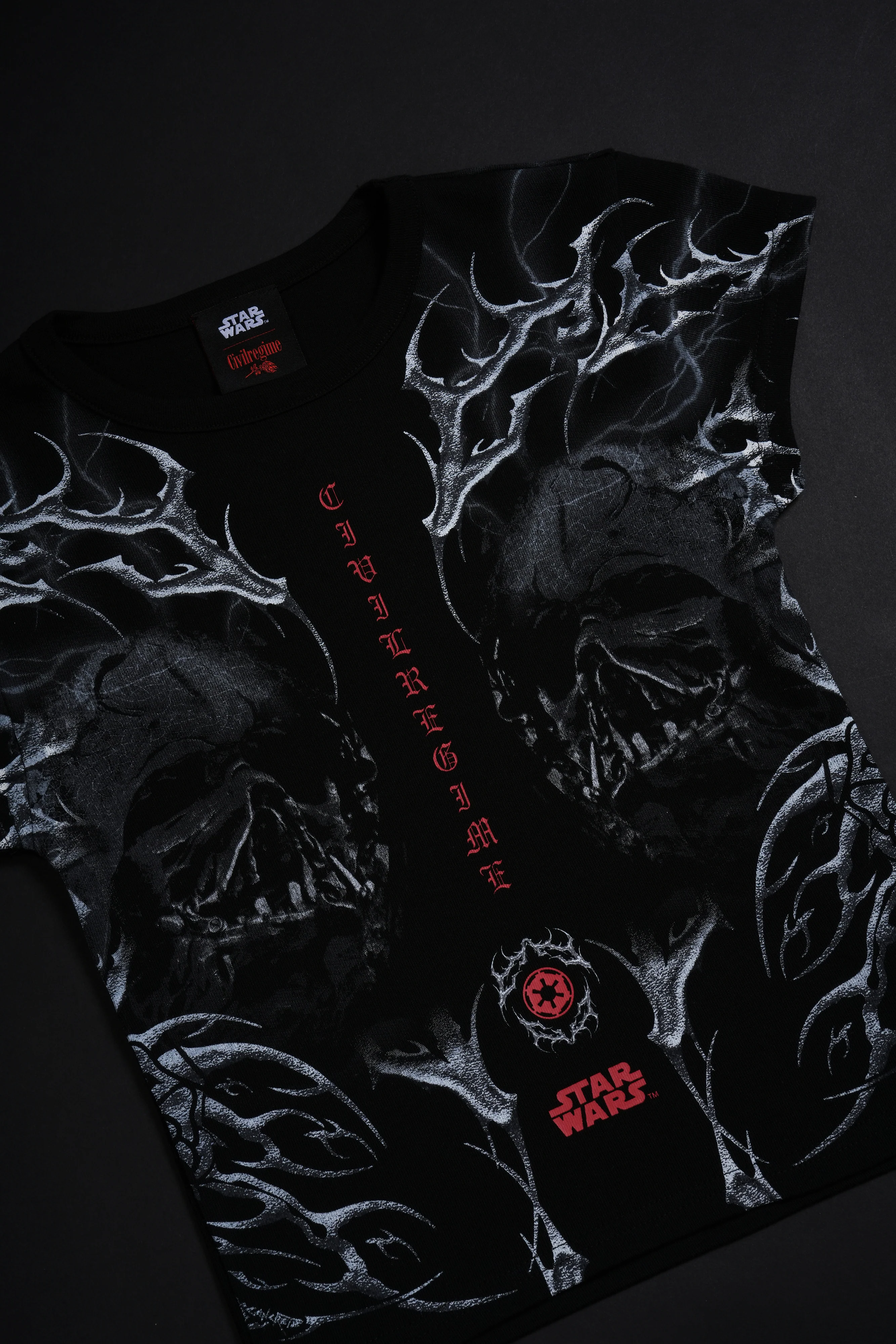 Ghost In The Machine Baby Tee in Black - Image 3