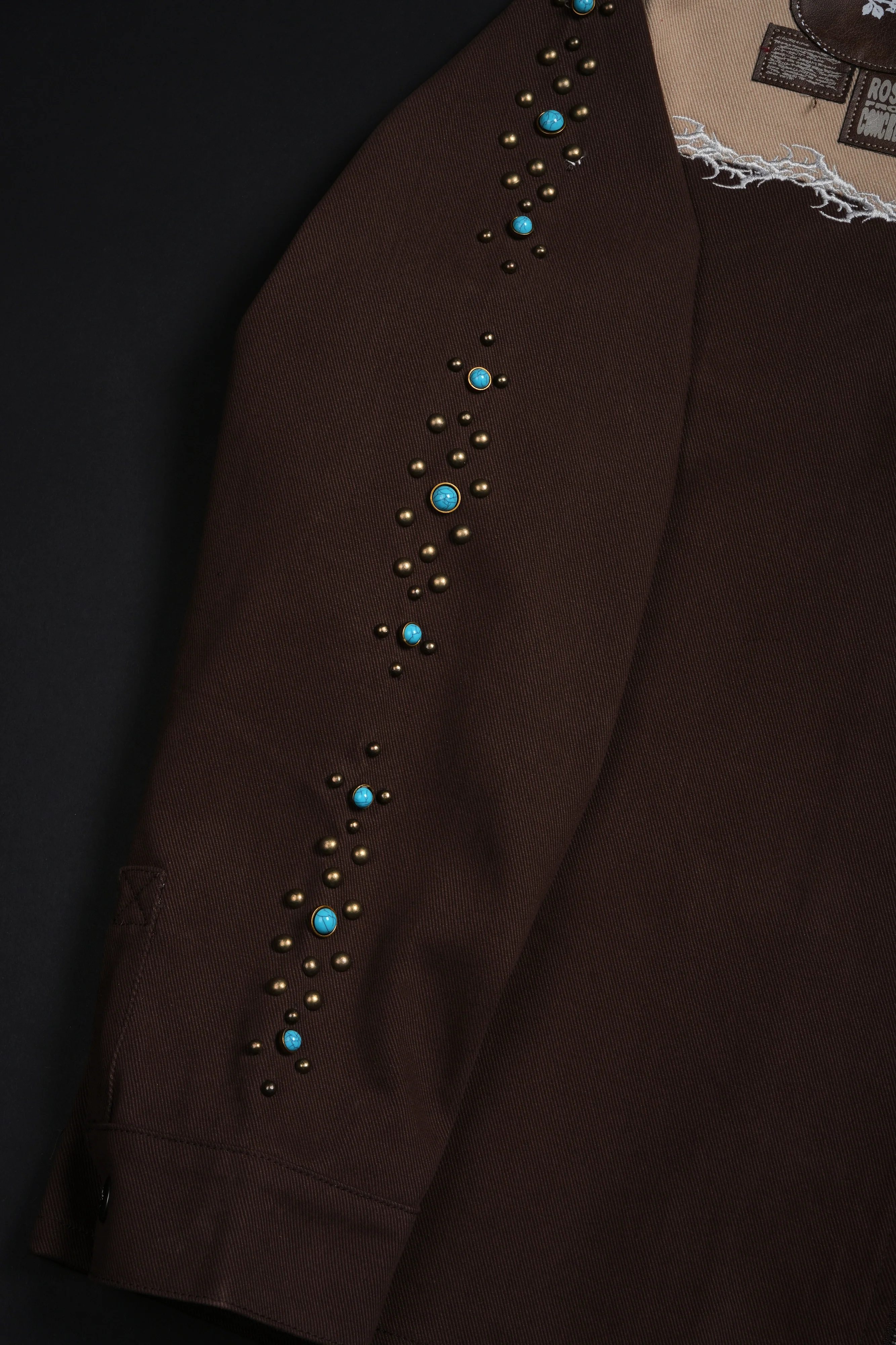 High Bounty Vince L/S Shirt in Sand/Fudge - Image 4