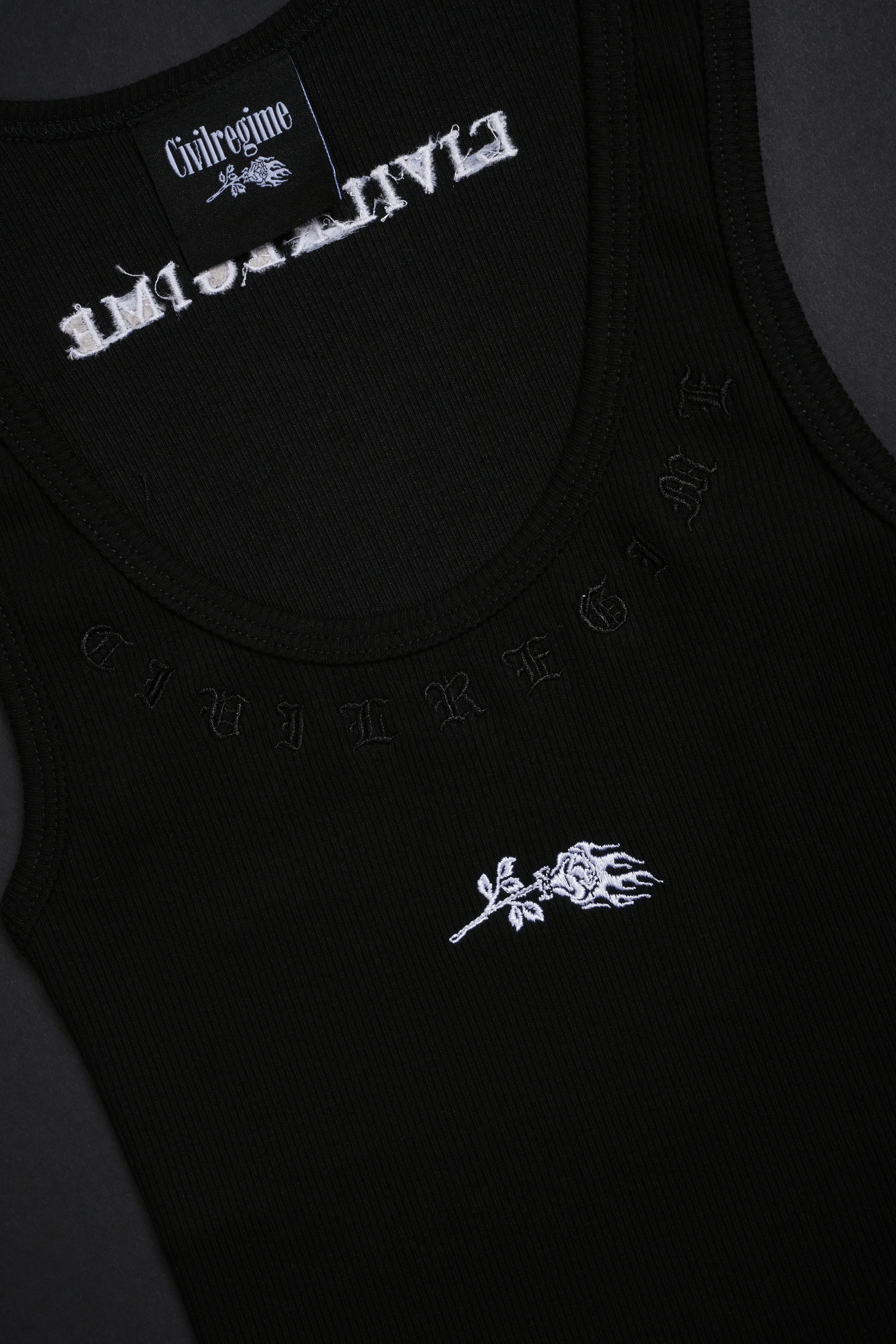 Hunted Baby Cropped Tank in Black - Image 4
