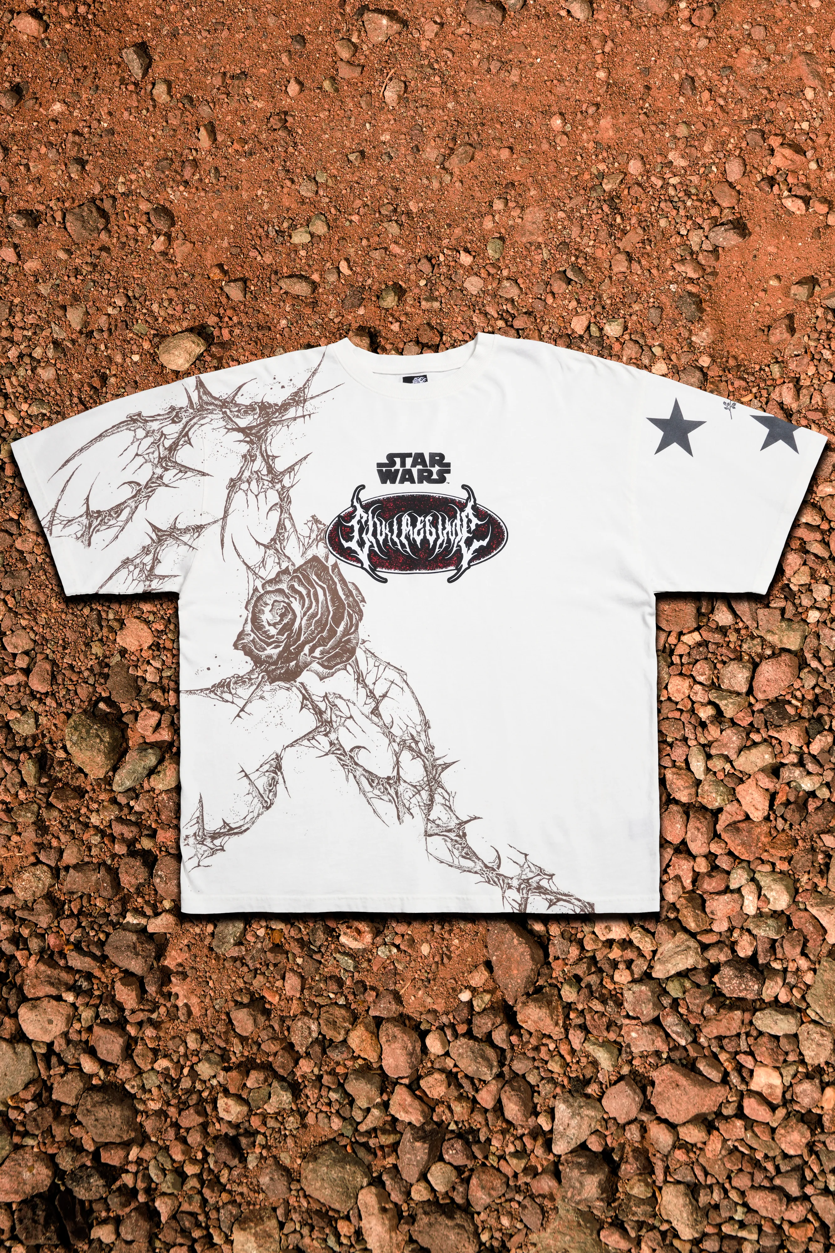 Mando's Grit 199X Oversized Tee in Butter - Image 2