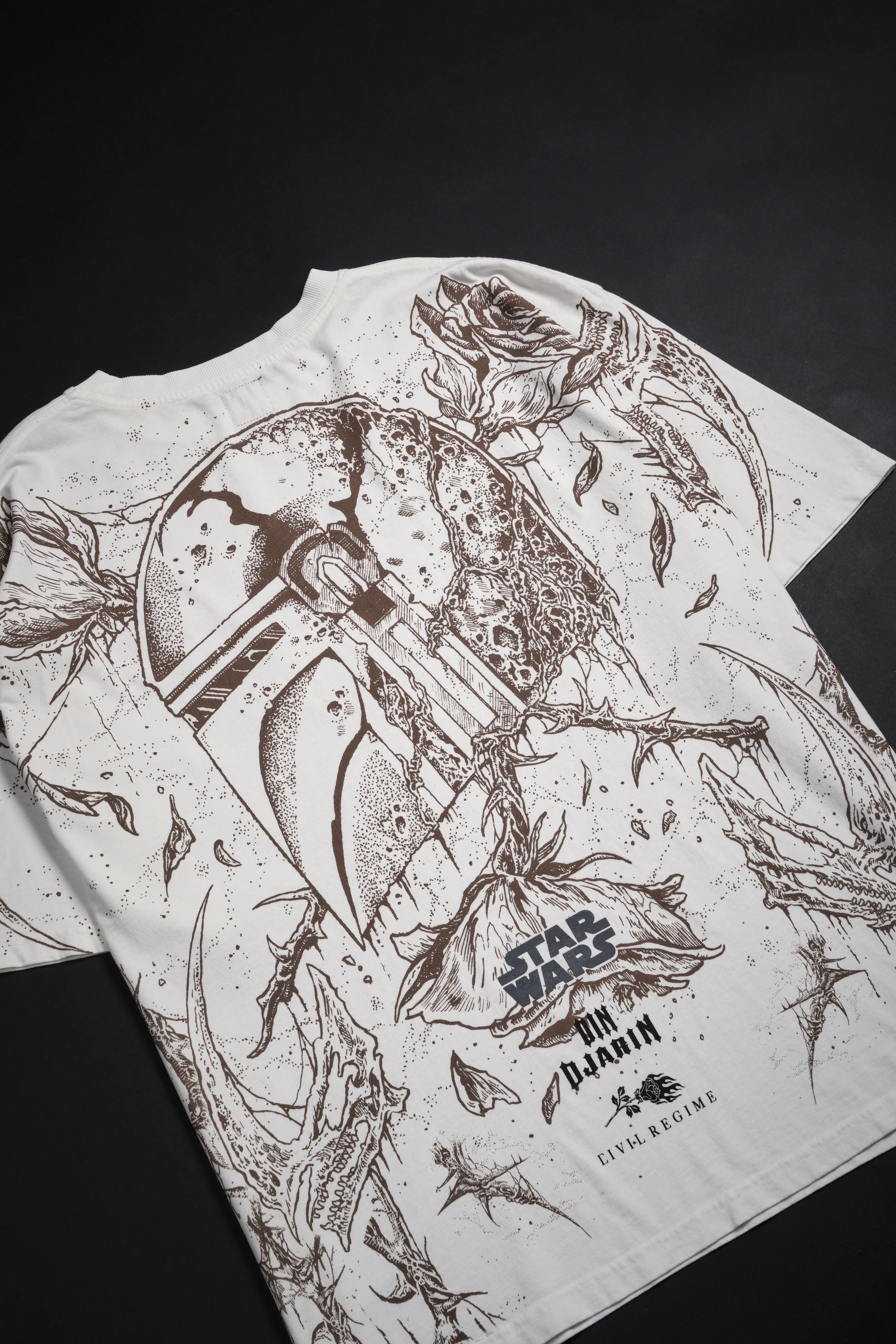Mando's Grit 199X Oversized Tee in Butter - Image 7