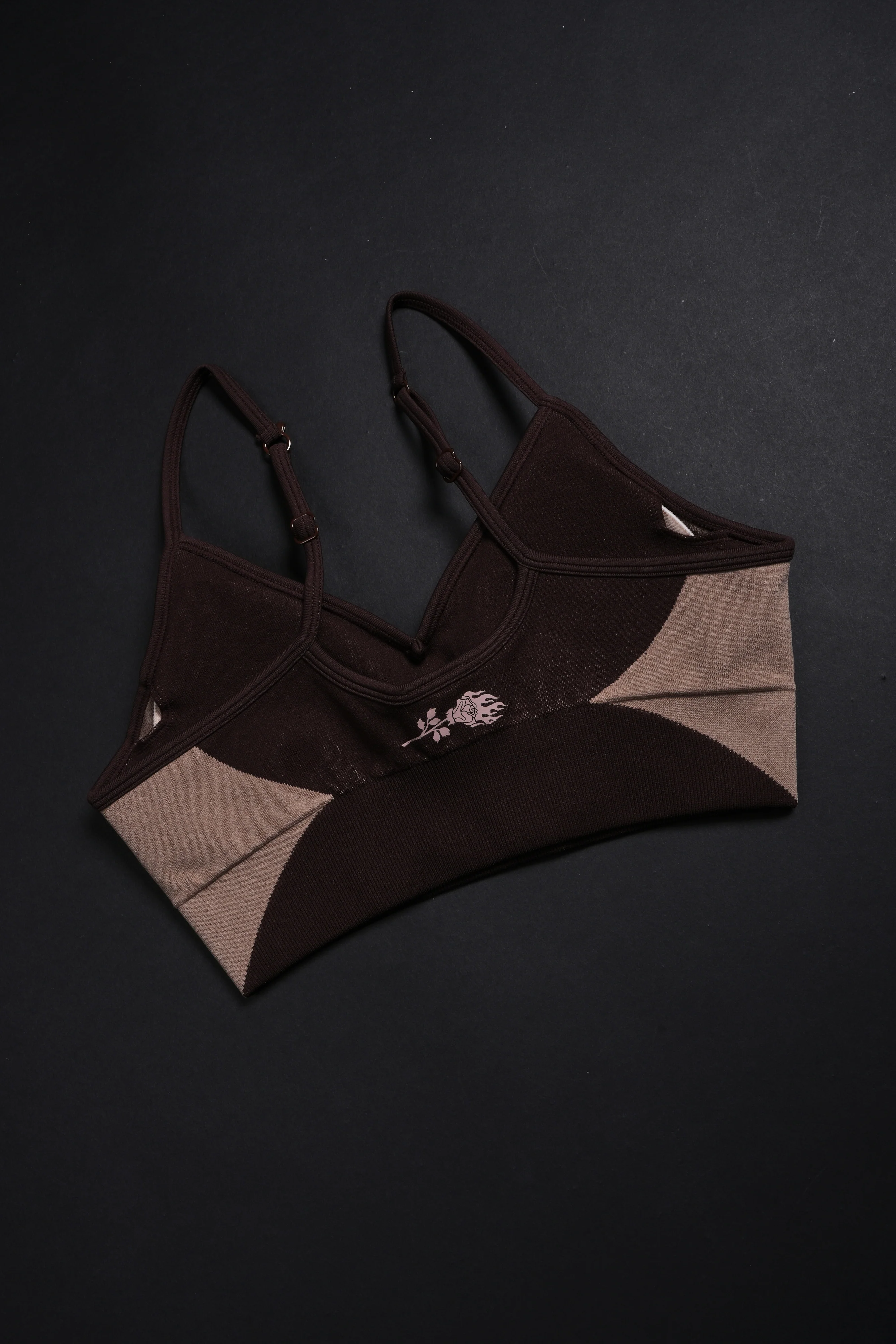 Nomad Kelly Seamless Bra in Fudge & Sand - Image 6