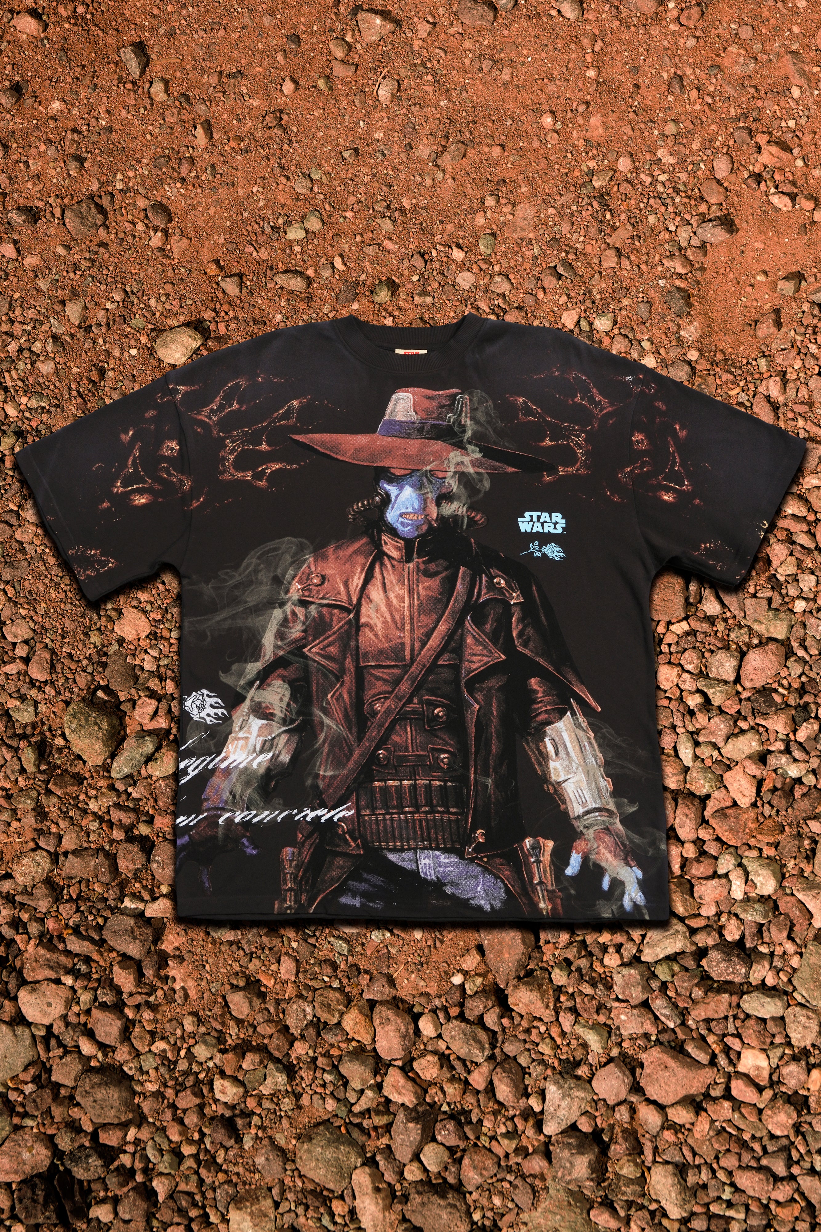 Outlaw American Classic Oversized Tee in Fudge Potassium