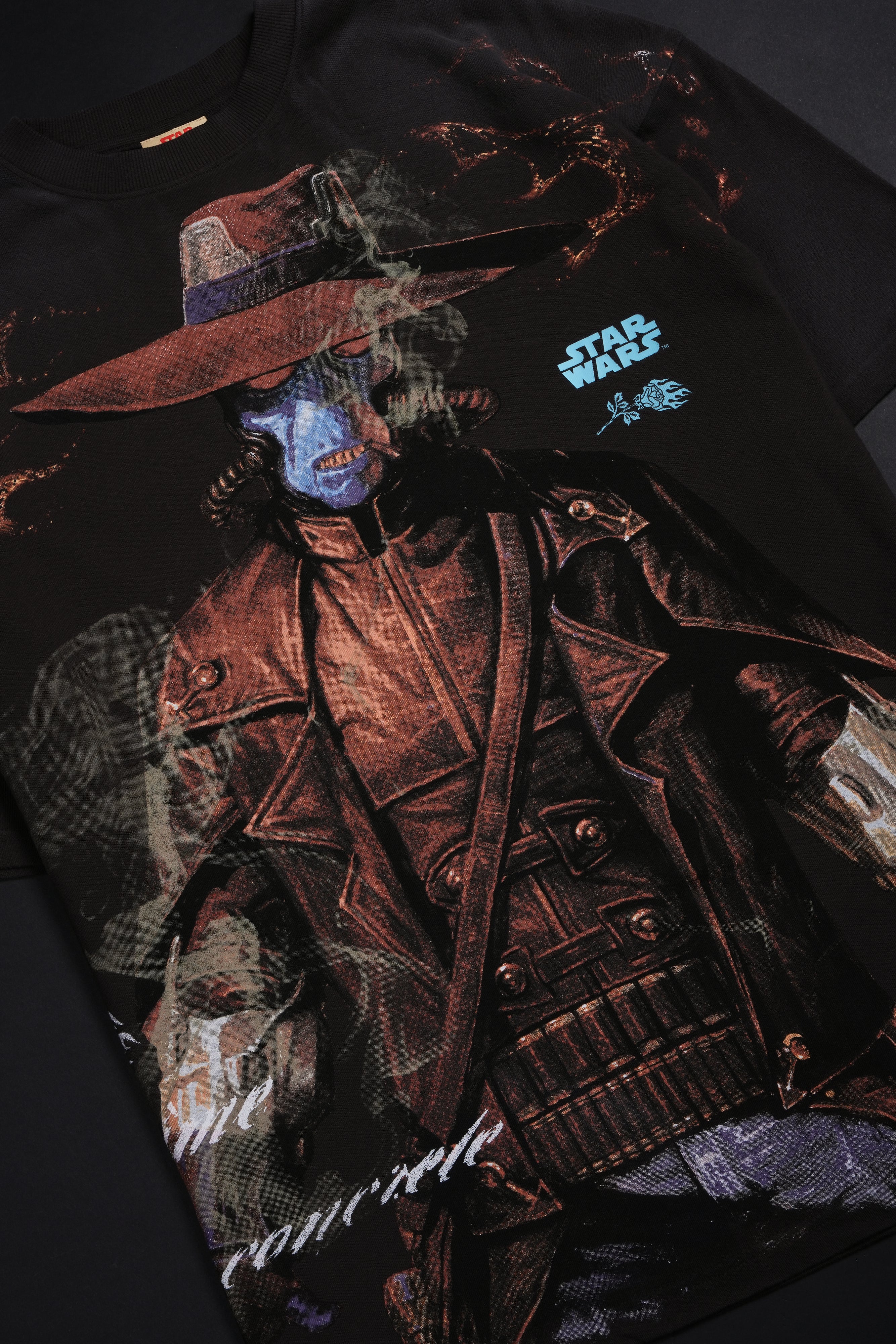 Outlaw American Classic Oversized Tee in Fudge Potassium - Image 4