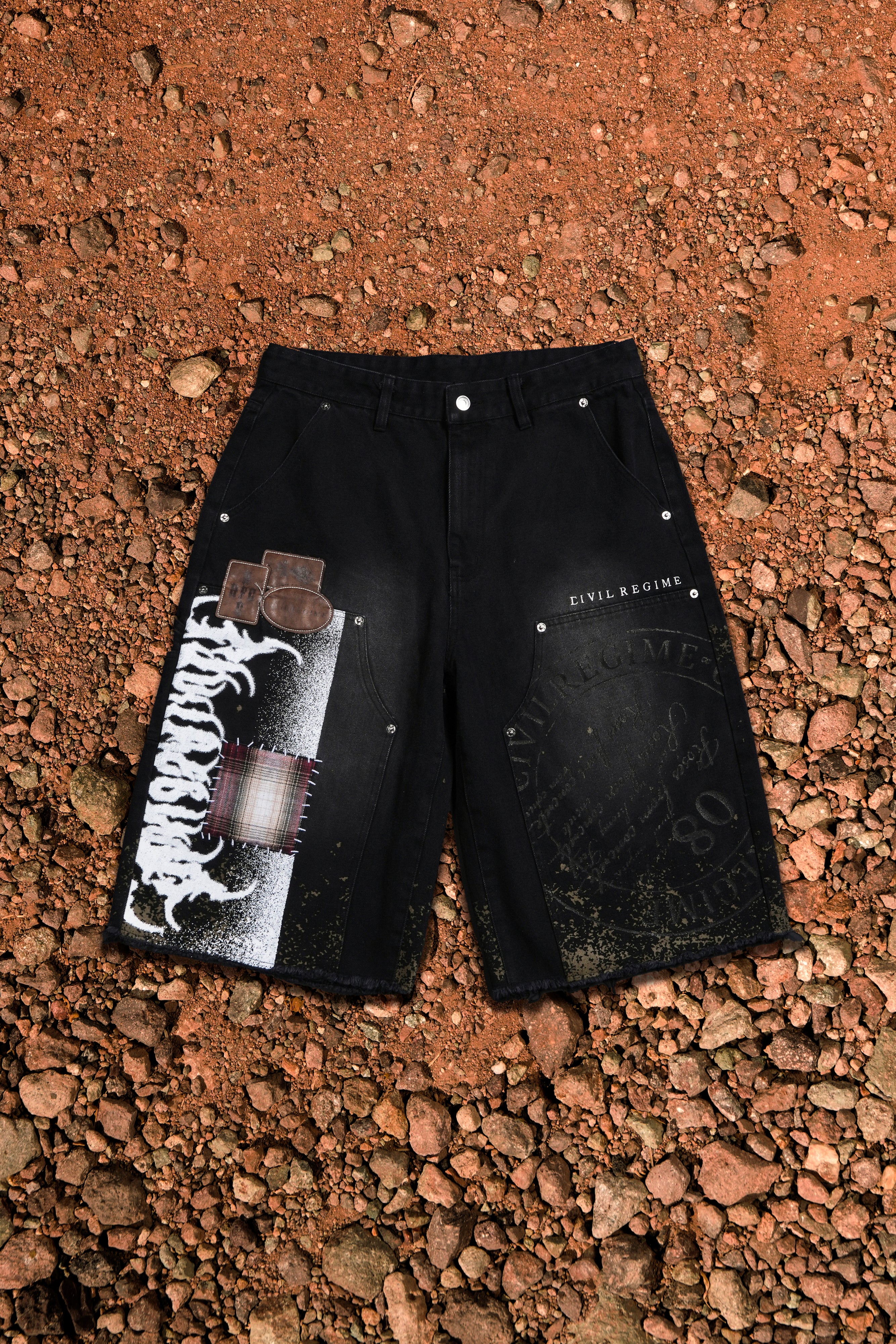 Relentless Hunter Civil Jorts in Vintage Black