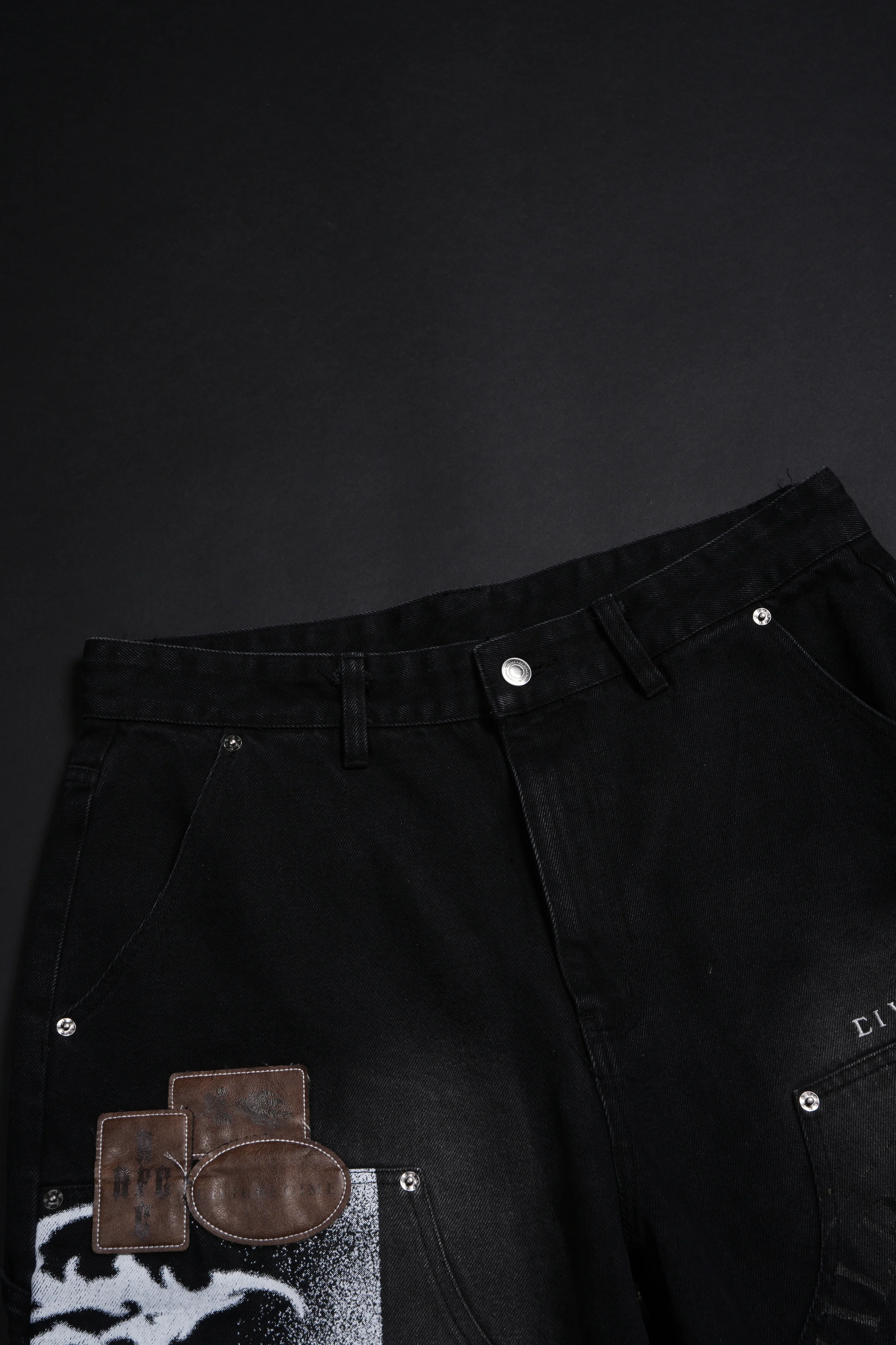 Relentless Hunter Civil Jorts in Vintage Black - Image 4
