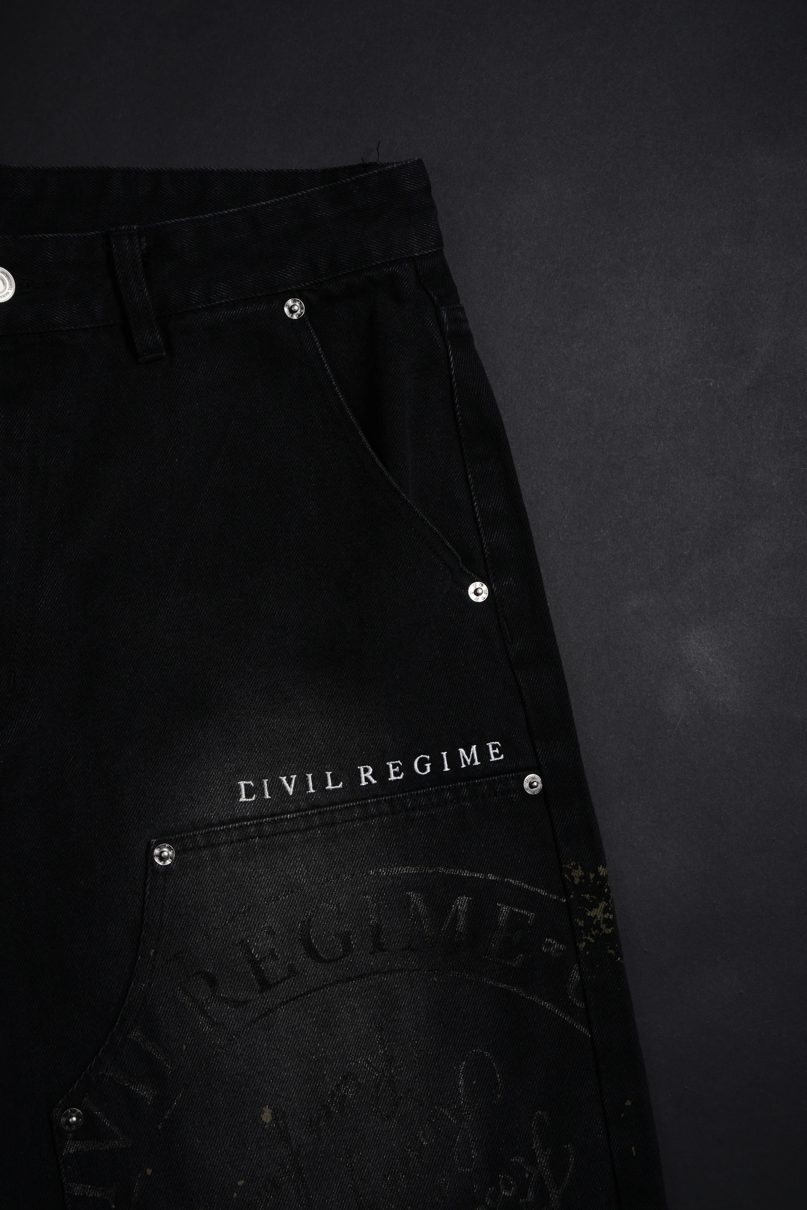 Relentless Hunter Civil Jorts in Vintage Black - Image 7