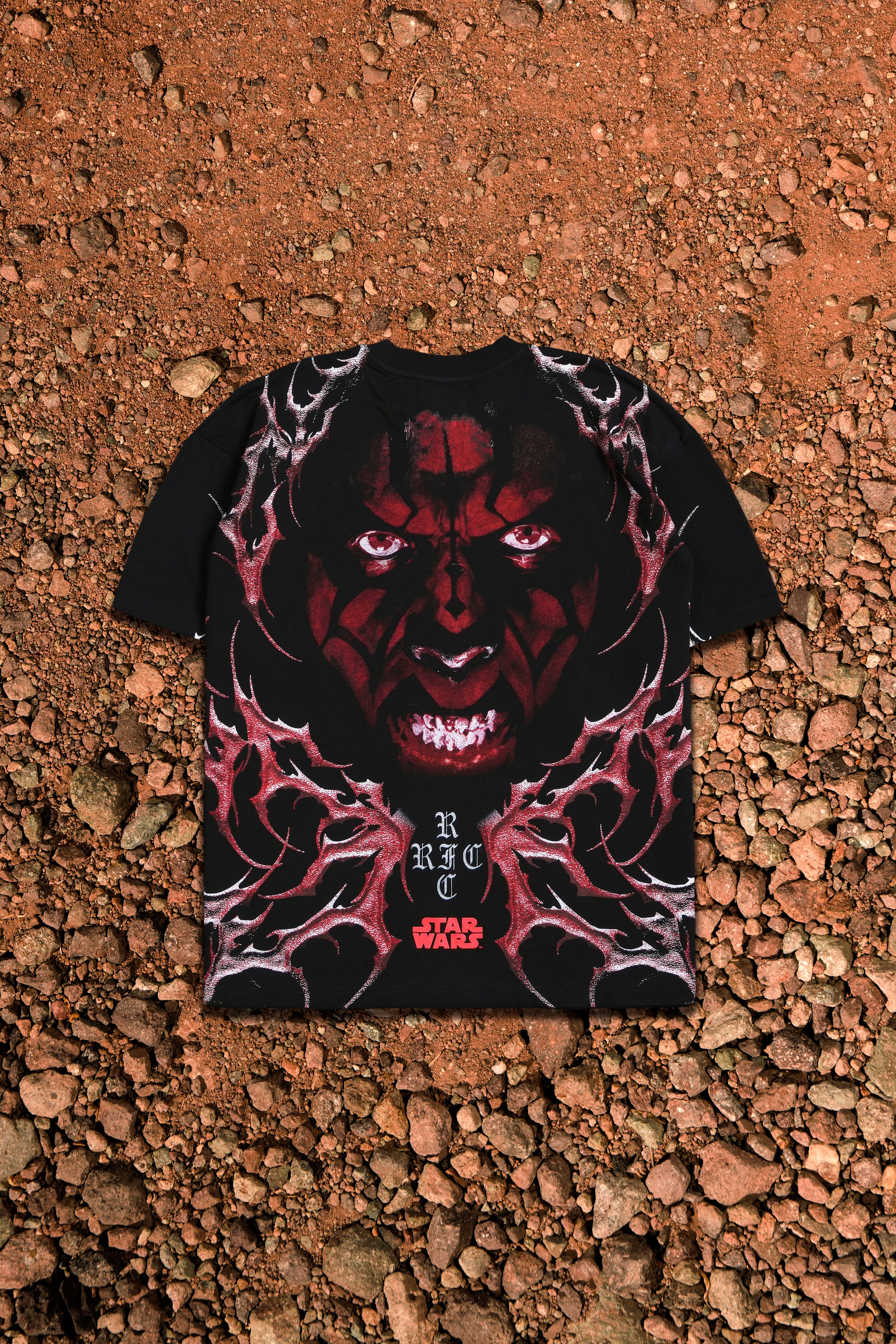 Scarlet Vengeance American Classic Oversized Tee in Black