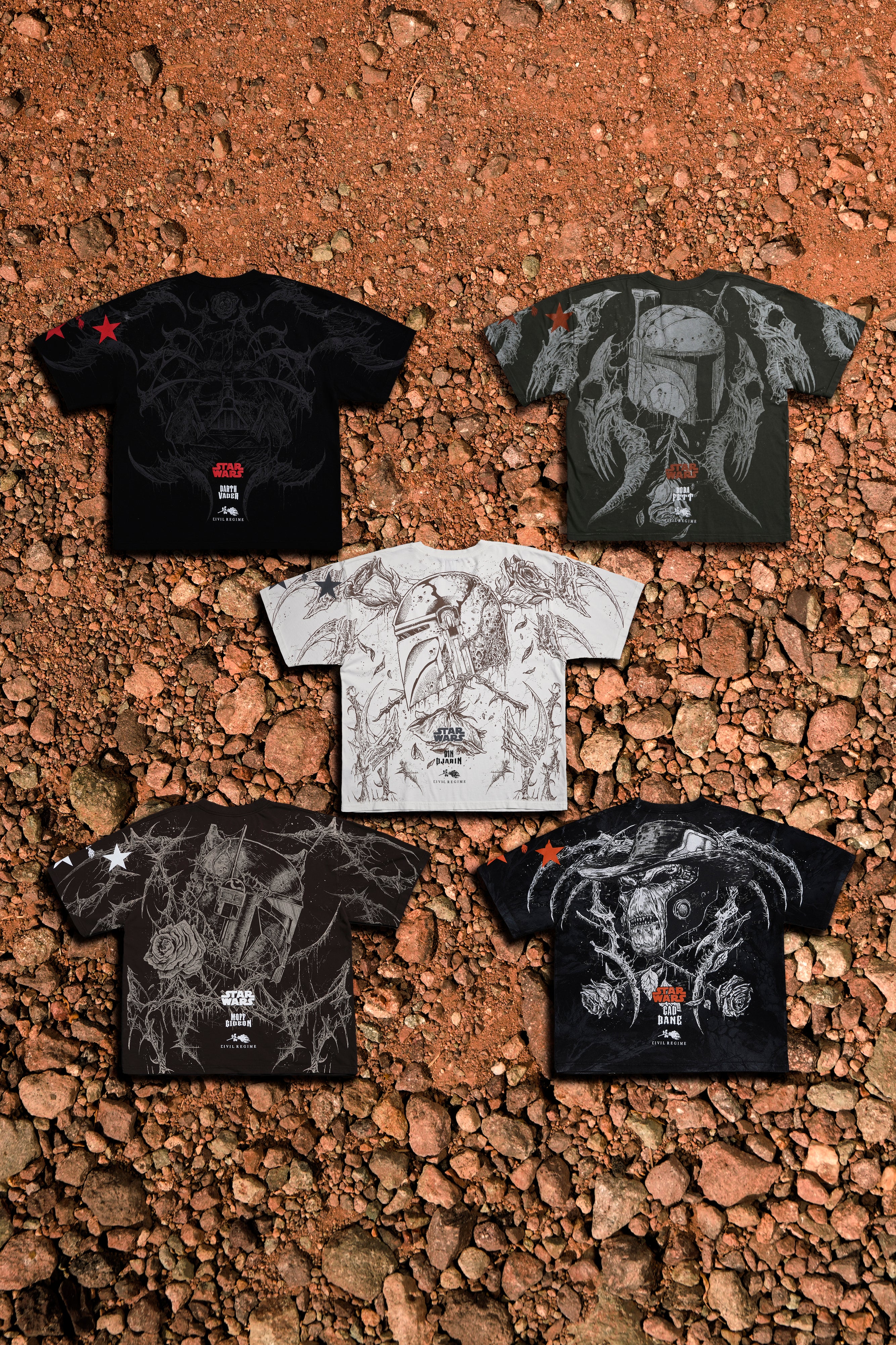 Star Wars x Mark Riddick 199X Tee "Box Set" in Multi Color