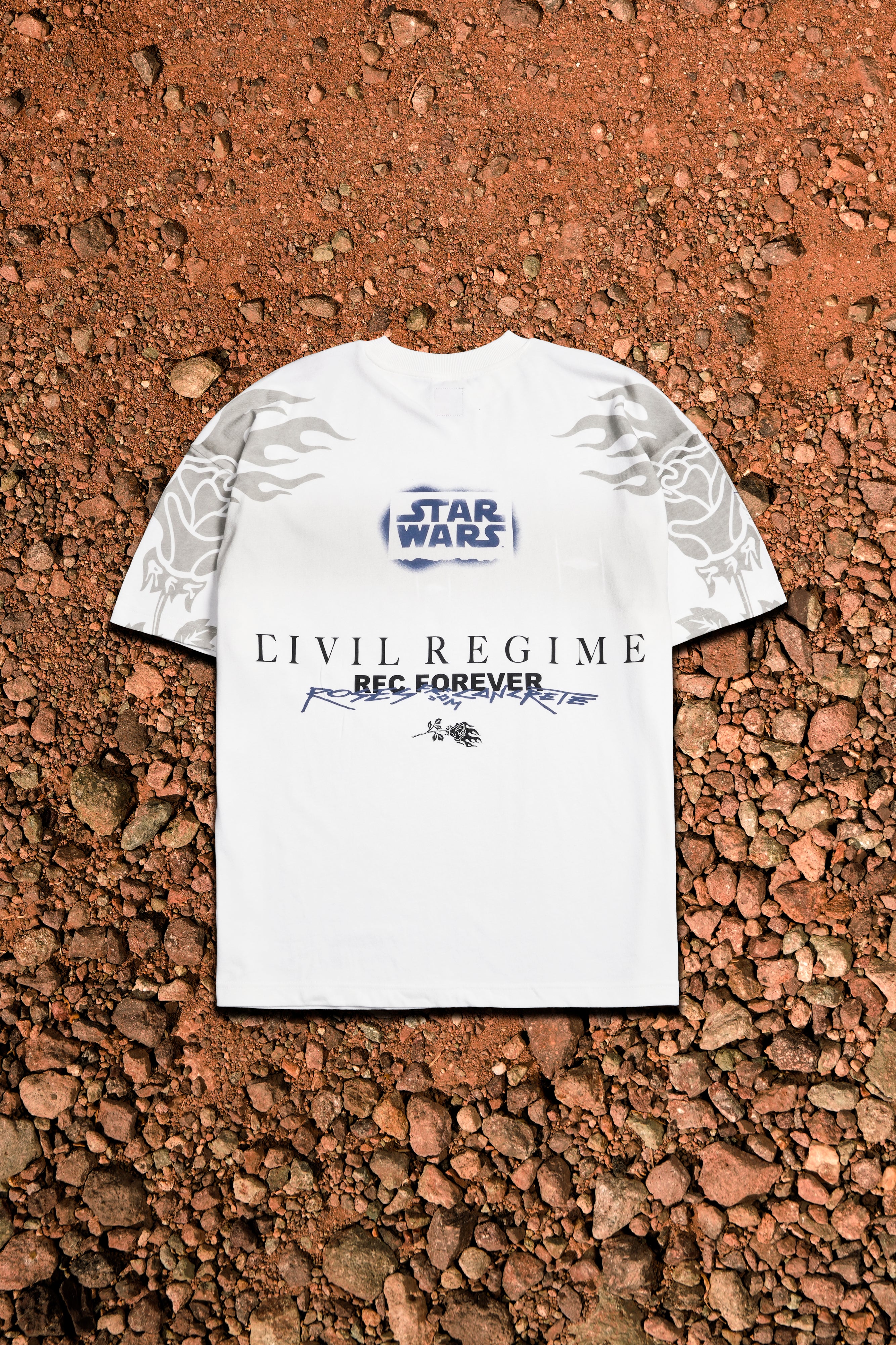 The Marksman American Classic Oversized Tee in Butter - Image 2