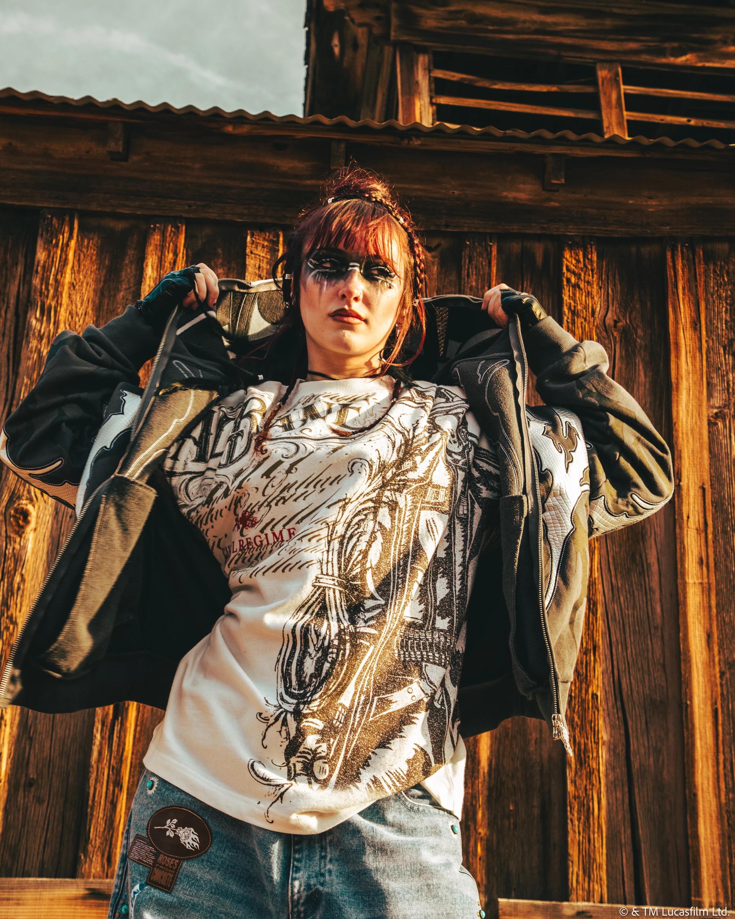 The Most Feared American Classic Oversized Tee in Butter - Image 3