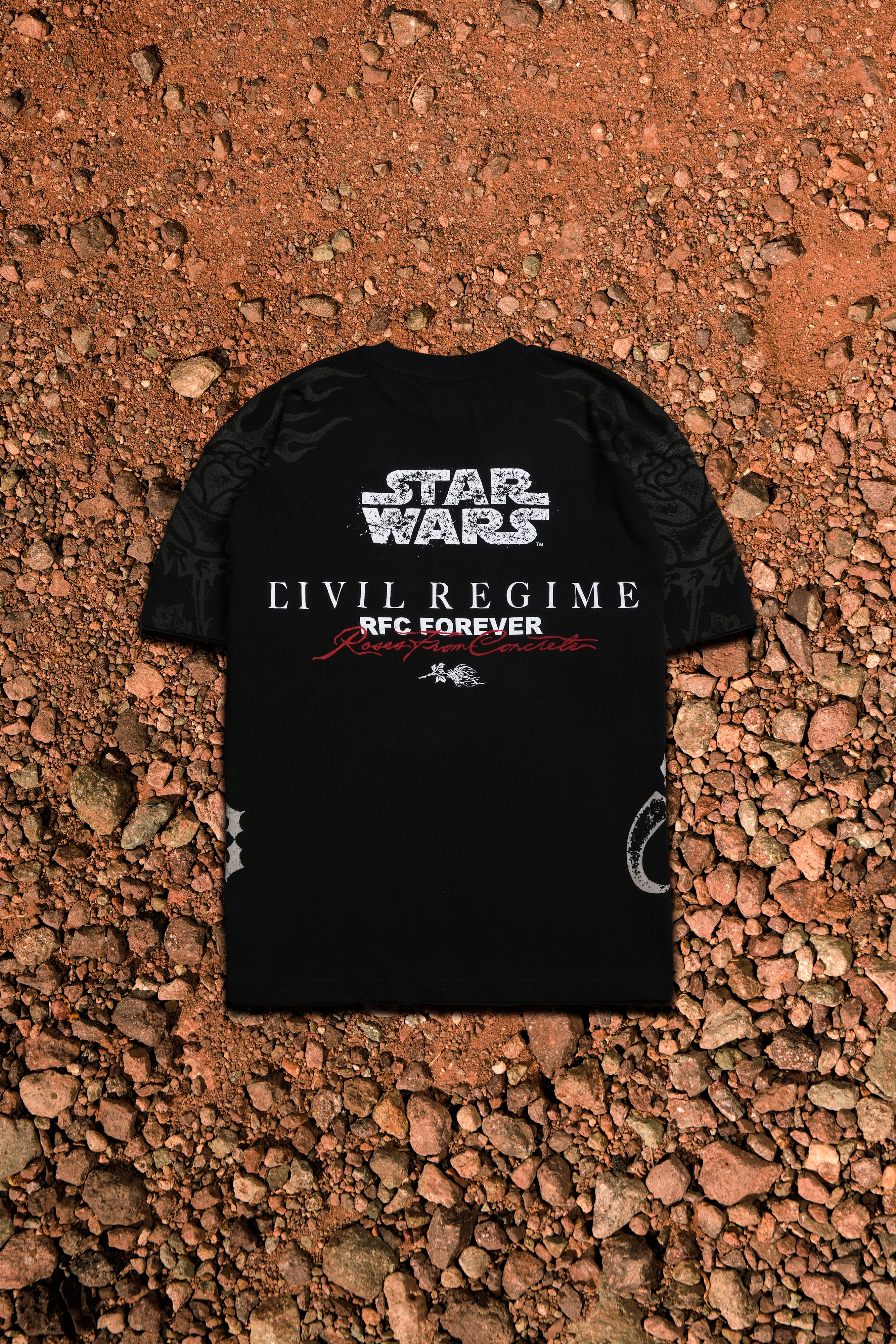 The Way American Classic Oversized Tee in Black - Image 2