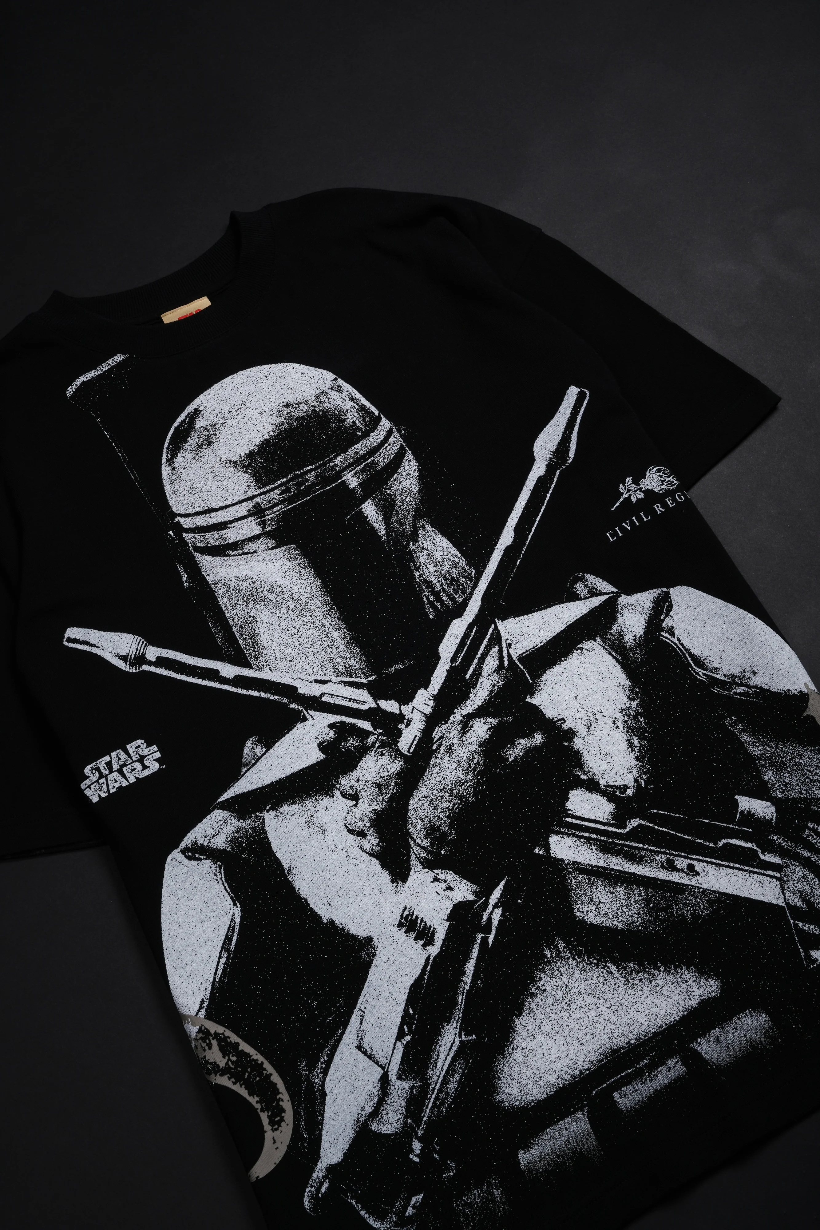 The Way American Classic Oversized Tee in Black - Image 3
