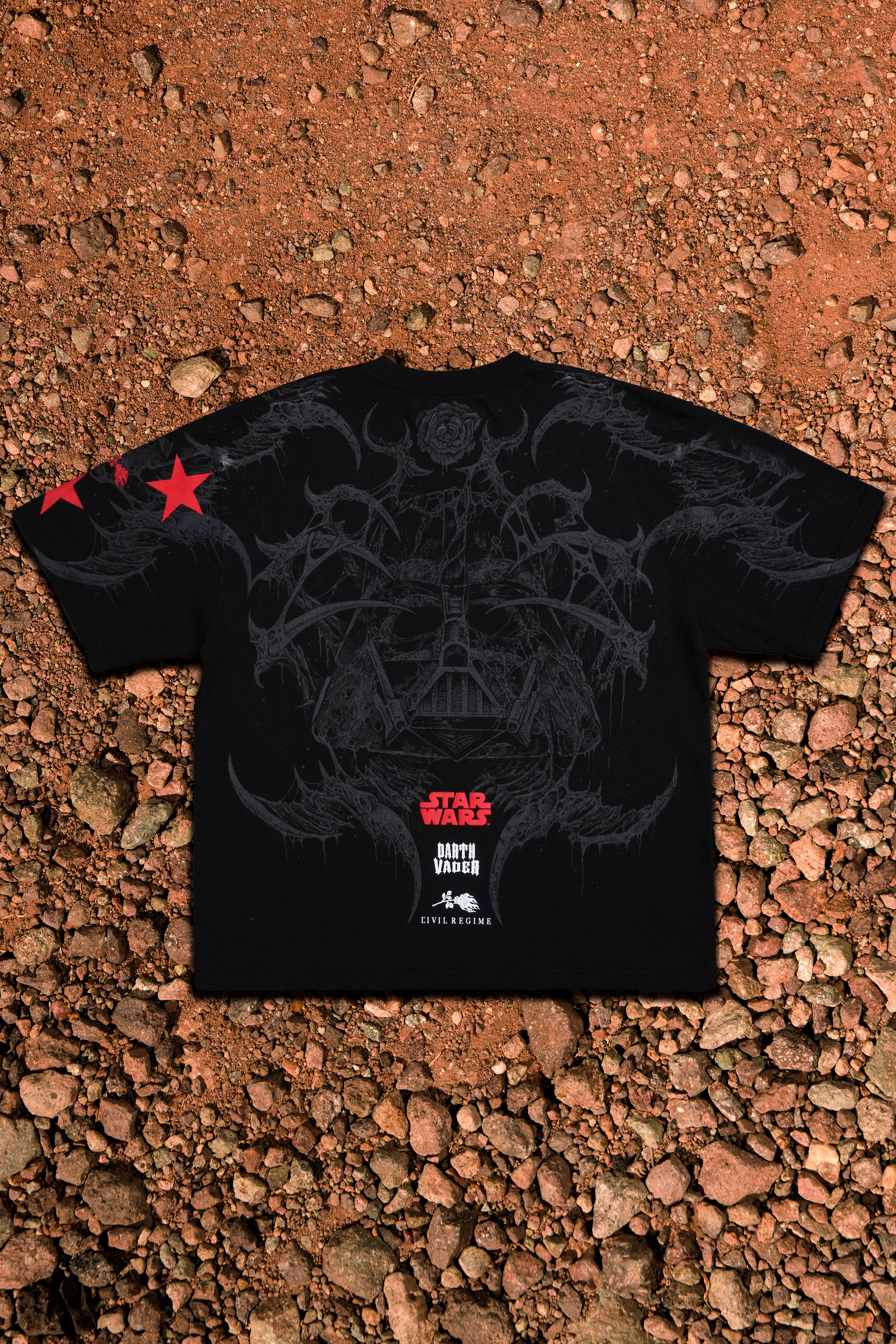 Vader's Grit 199X Oversized Tee in Black