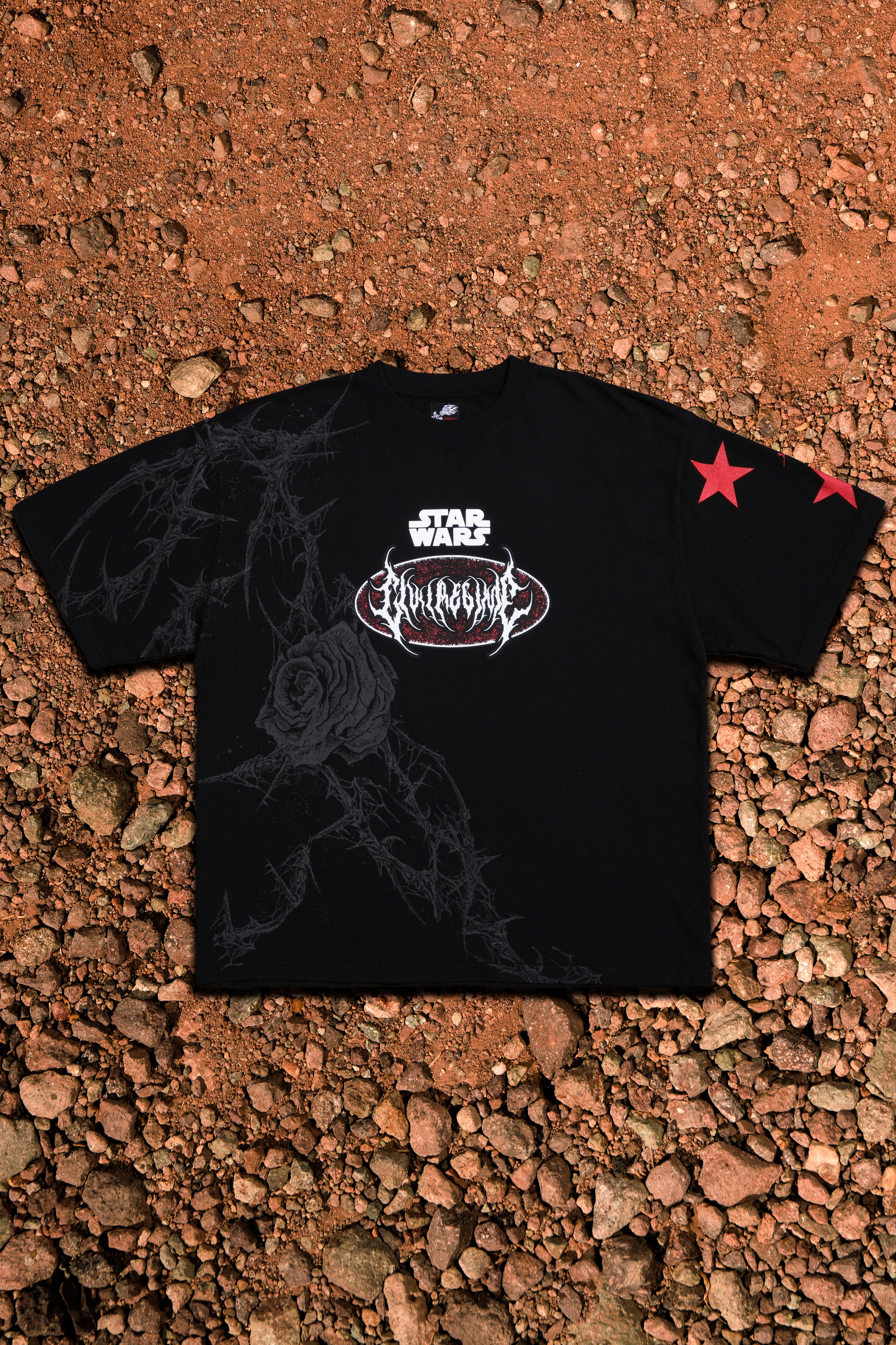 Vader's Grit 199X Oversized Tee in Black - Image 2