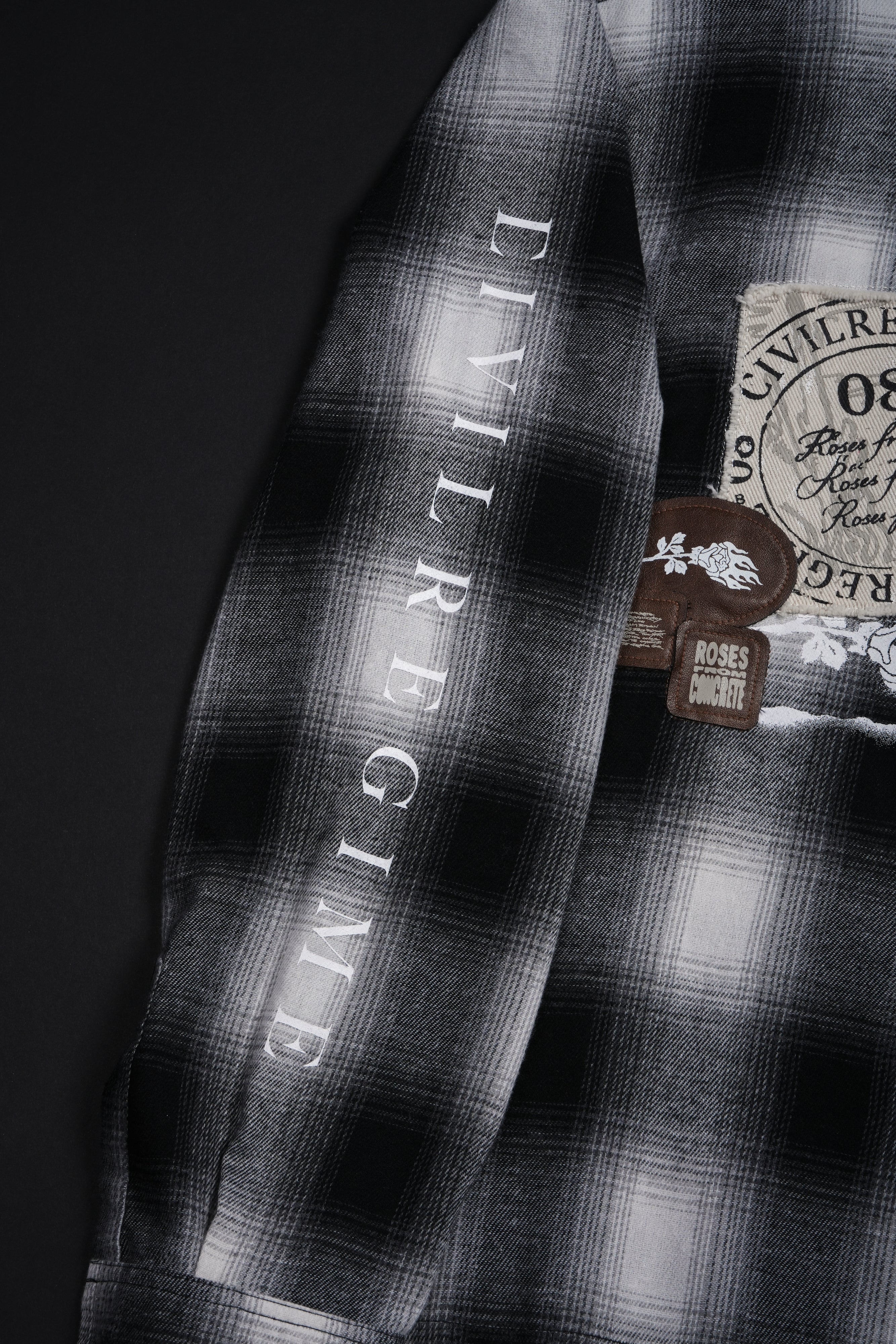 Wanted Cad Bane Ivar Flannel in Black Plaid - Image 4