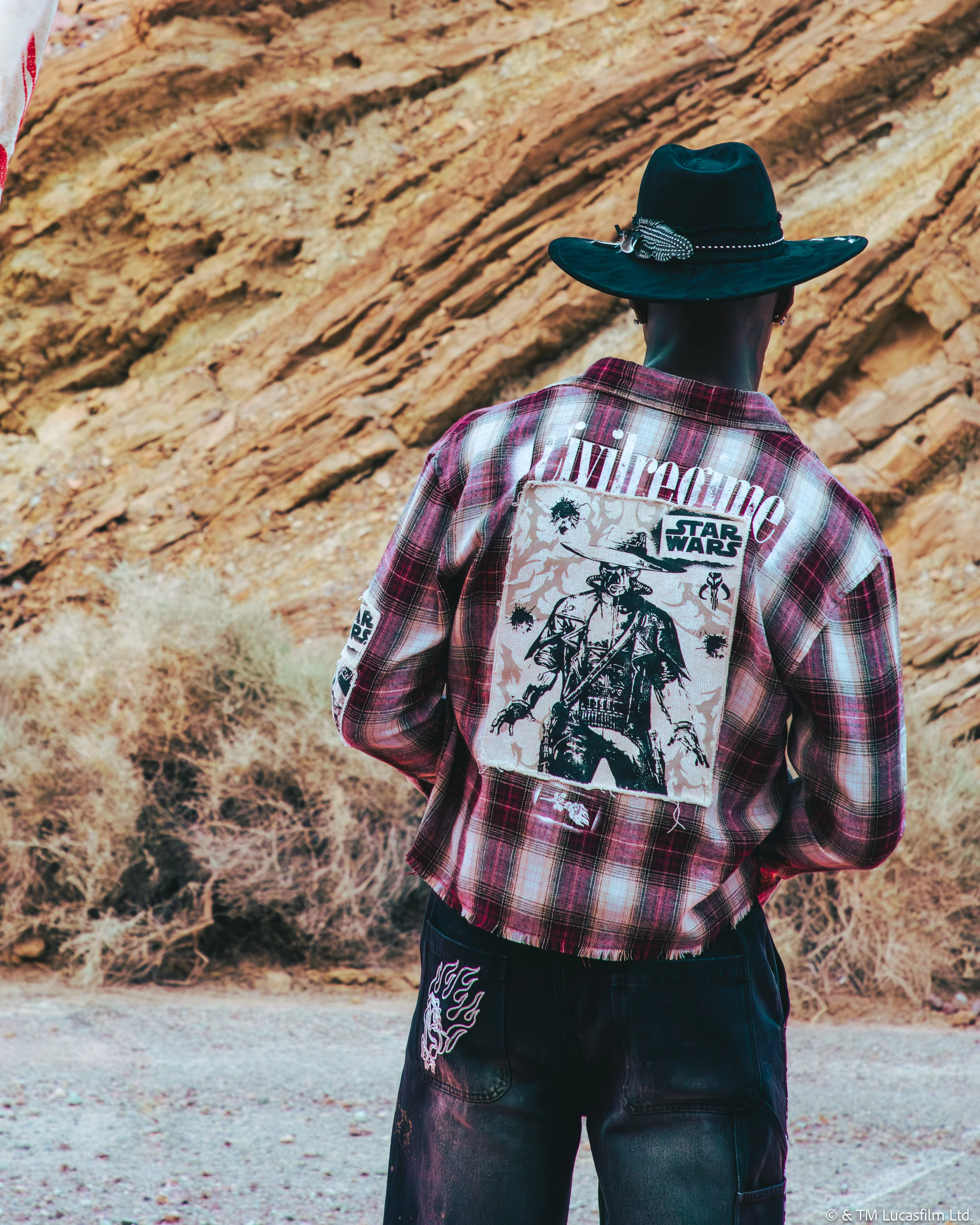 Wanted Cad Bane Ivar Flannel in Brown Plaid - Image 6