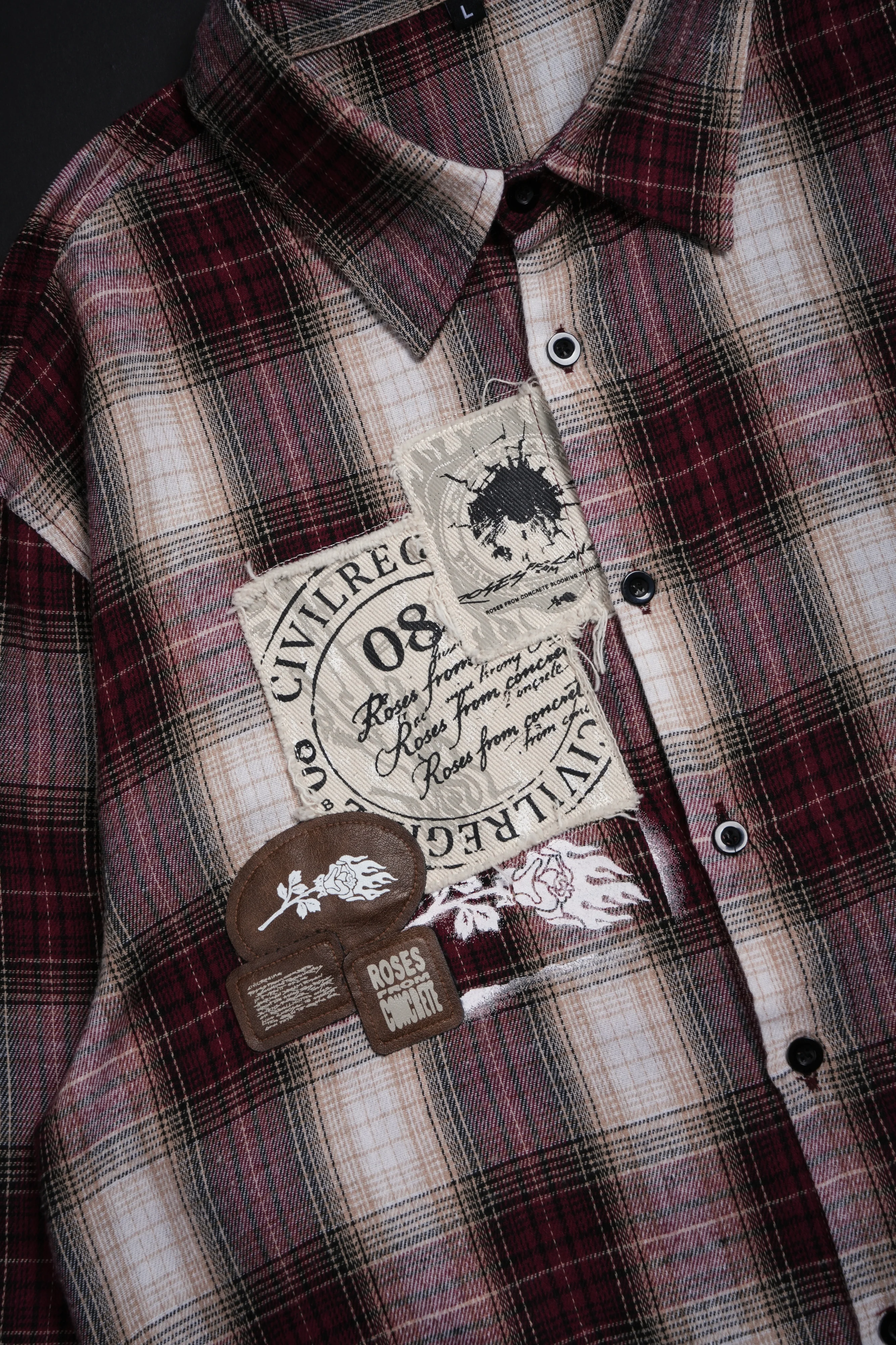Wanted Cad Bane Ivar Flannel in Brown Plaid - Image 7
