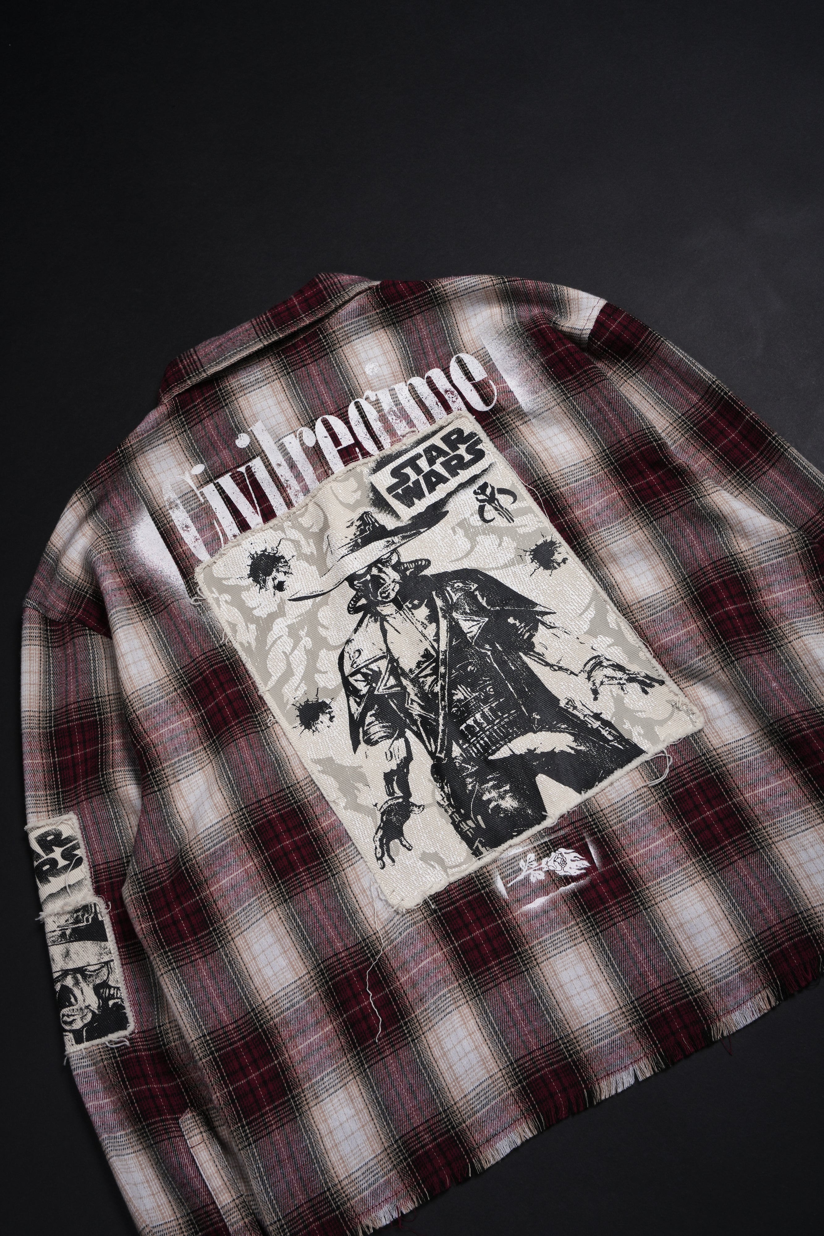 Wanted Cad Bane Ivar Flannel in Brown Plaid - Image 9