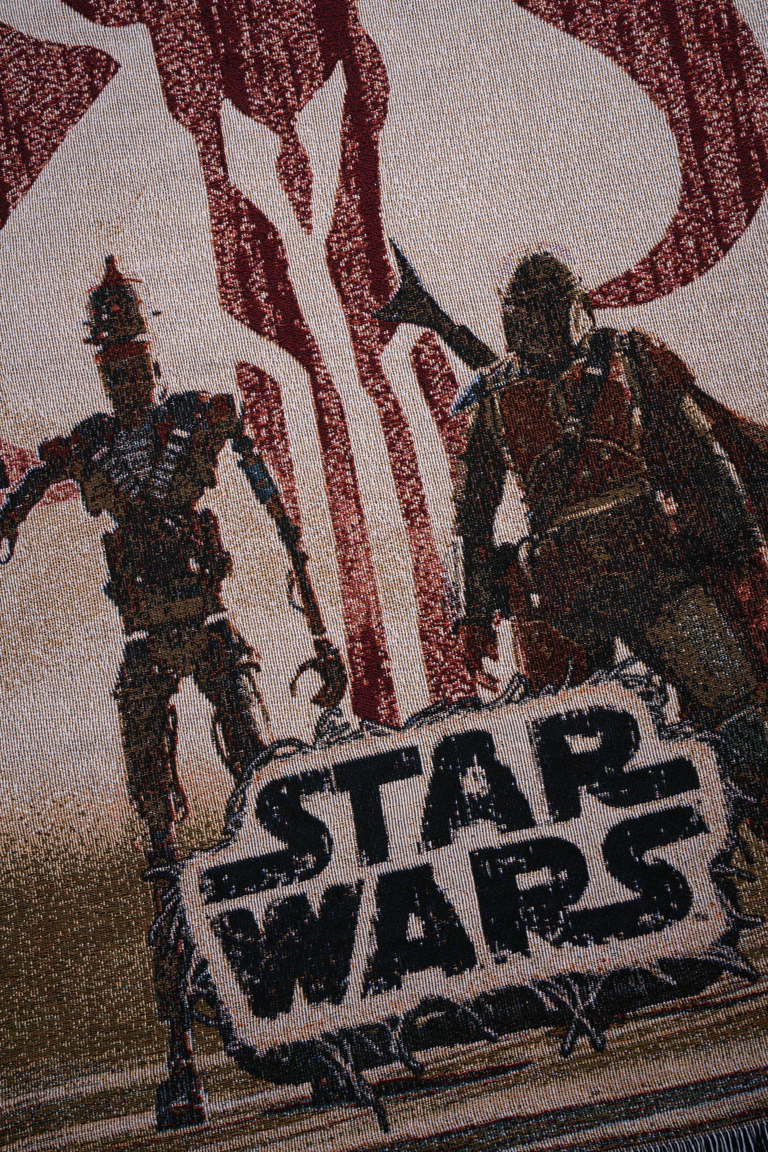 Wild West Tapestry Blanket in Brown - Image 3